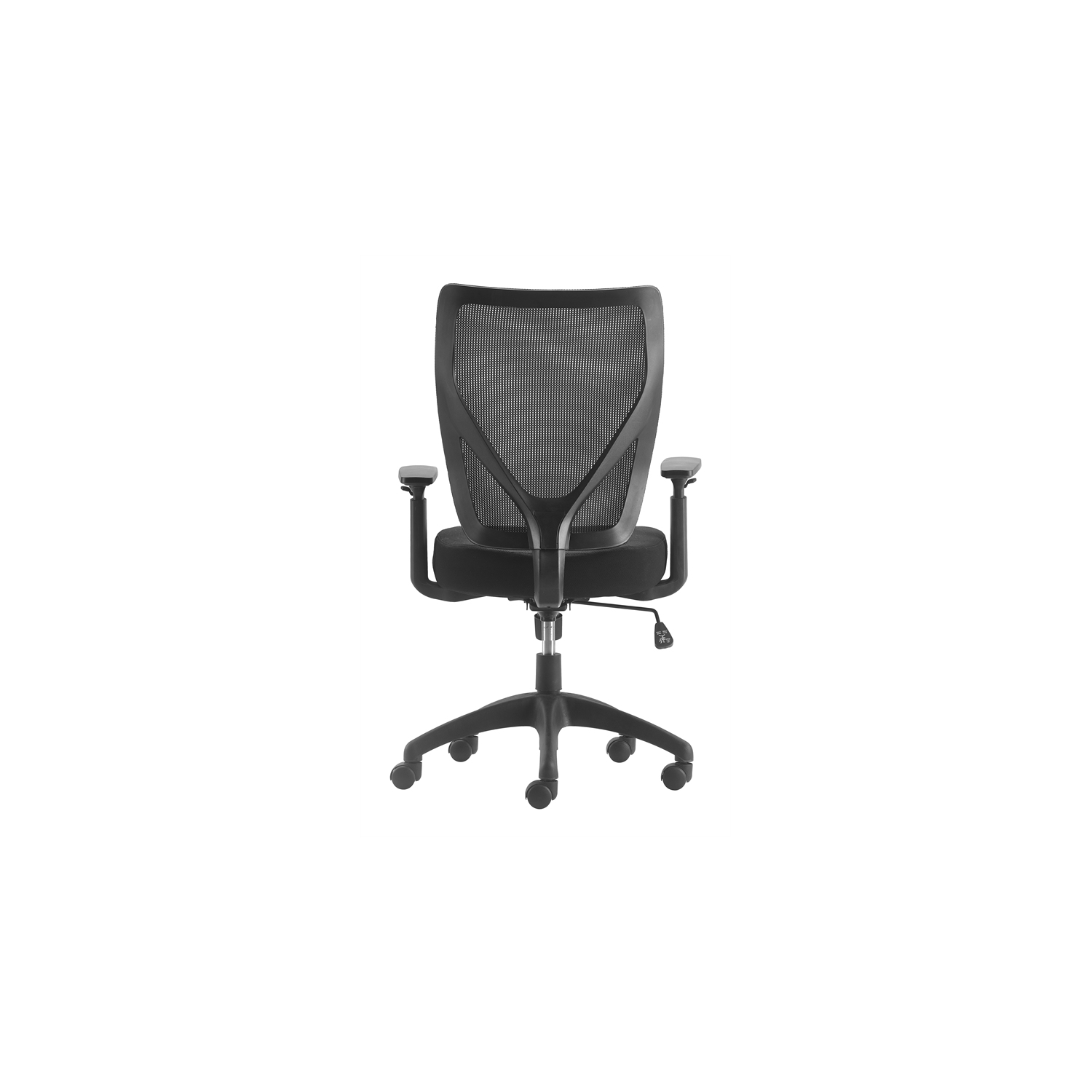 Serta – Fauteuil de bureau en mailles noir de jais de production avec base en nylon
