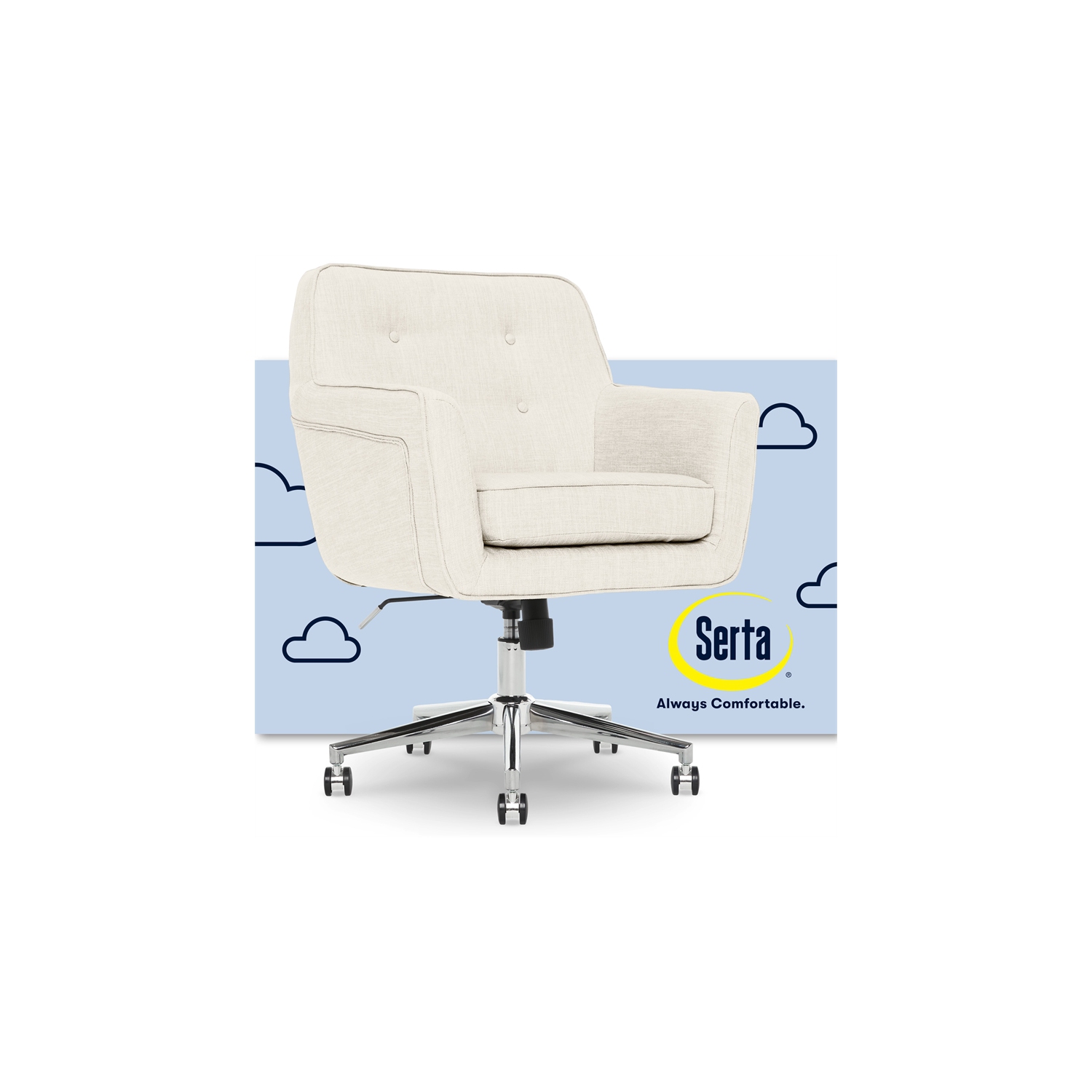 Serta Ashland Ergonomic Home Office Chair with Memory Foam