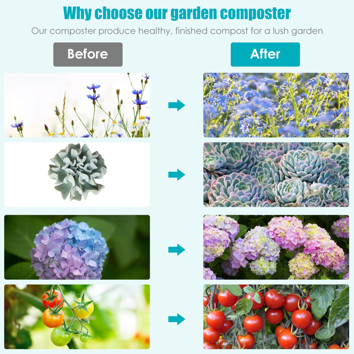 Costway Tumbling Composter 40 Gallon Garden Rotating Compost Bin with Dual Chamber Black/Green