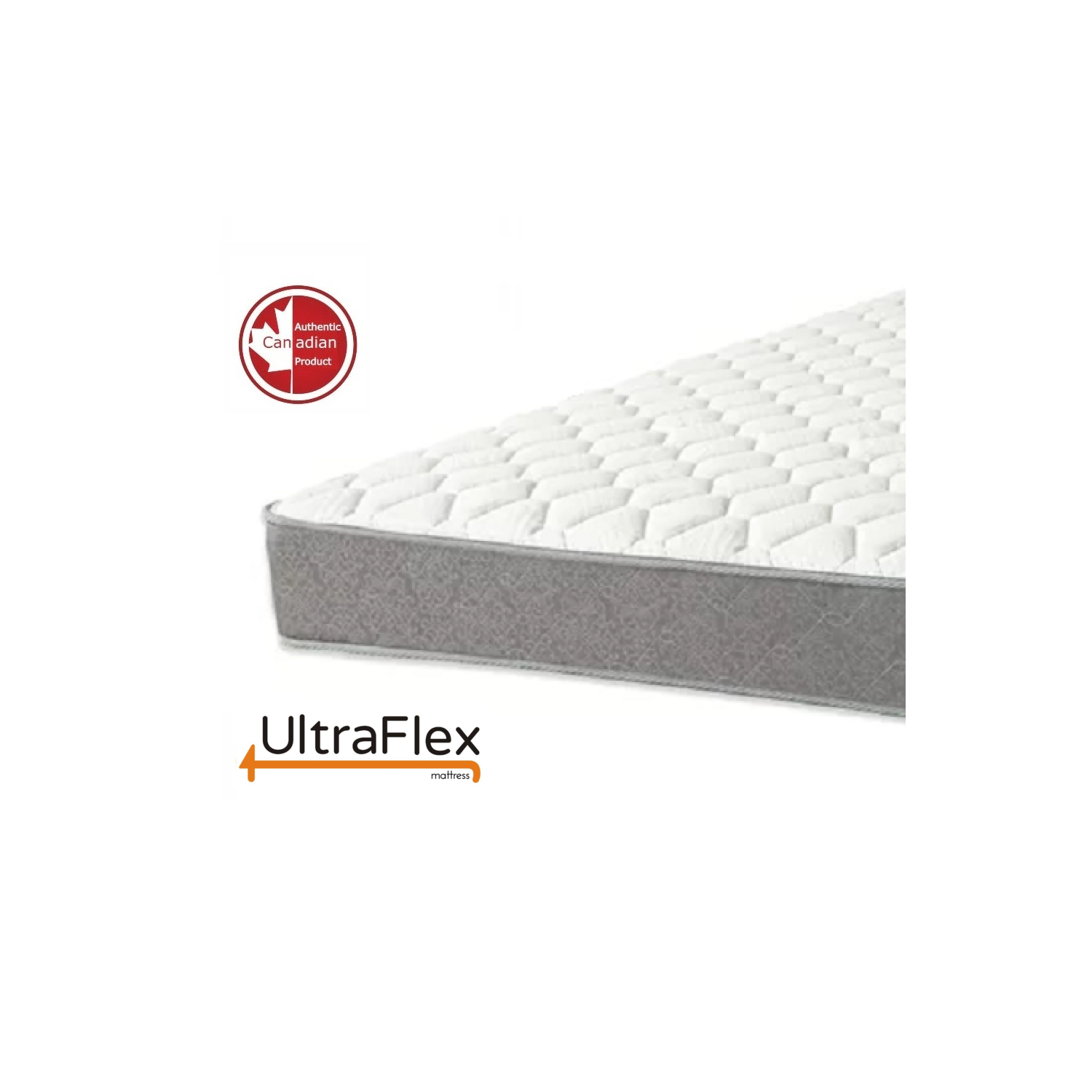 Ultraflex ESSENCE- Orthopedic Gel Memory Foam, Natural Comfort, Balanced Support, Eco-friendly Mattress - Queen Size with Waterproof Mattress