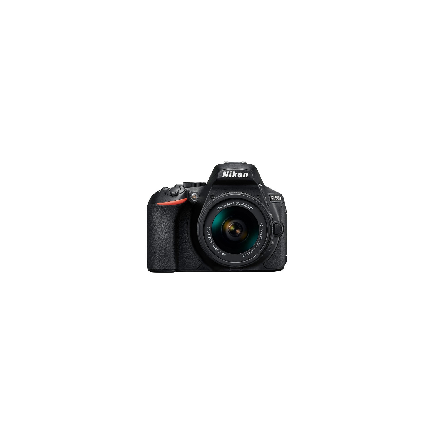 Refurbished (Good) - Nikon D5600 DSLR Camera with AF-P DX NIKKOR 18-55mm f/3.5-5.6G VR Lens Kit