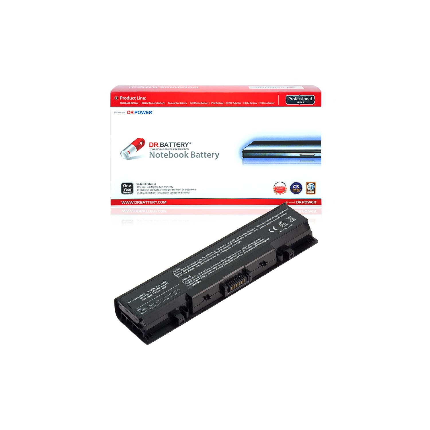 DR. BATTERY - Replacement for Dell Vostro 1500 / 1700 / TM980 / UW284 / 0GR99 / 310-0590 / 312-0504 / 312-0513 / 312-0518