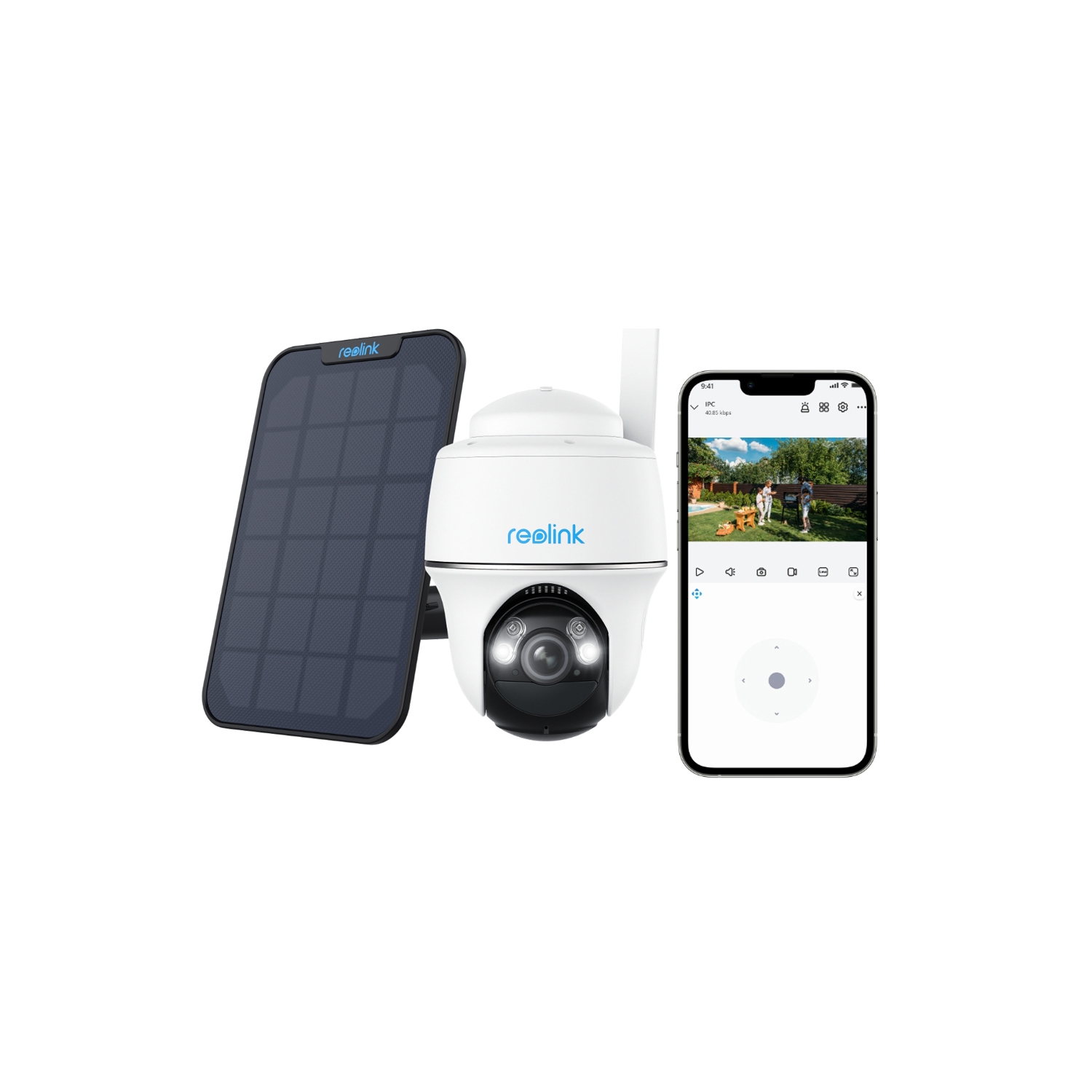 Reolink 2K Pan & Tilt 4G LTE Security Camera, Person/Vehicle Detection, Battery/Solar Powered, Two-Way Audio