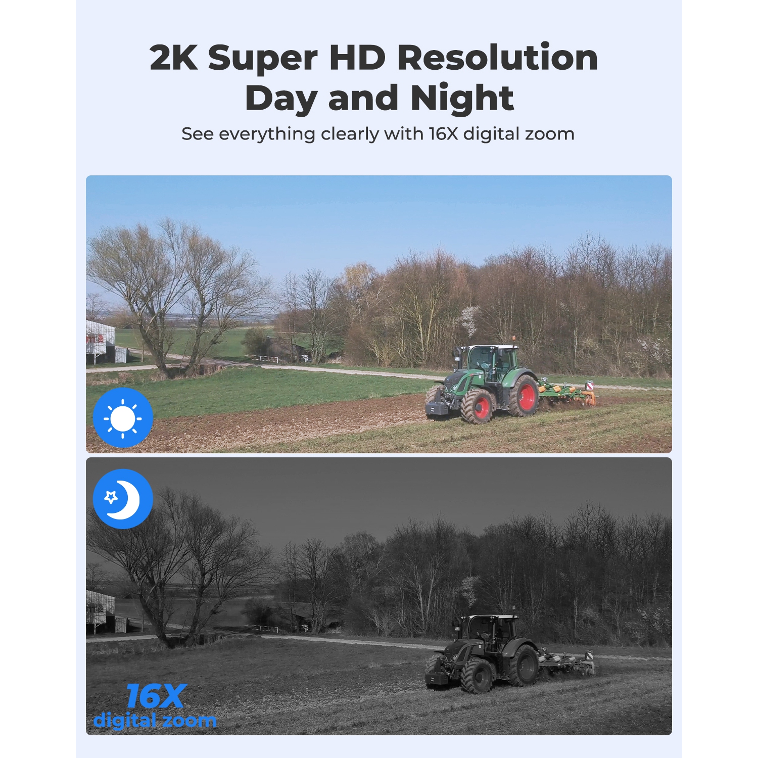 Reolink – caméra de sécurité 2K 4G LTE panoramique et inclinable, détection de personne/véhicule, alimentation par batterie/solaire, audio