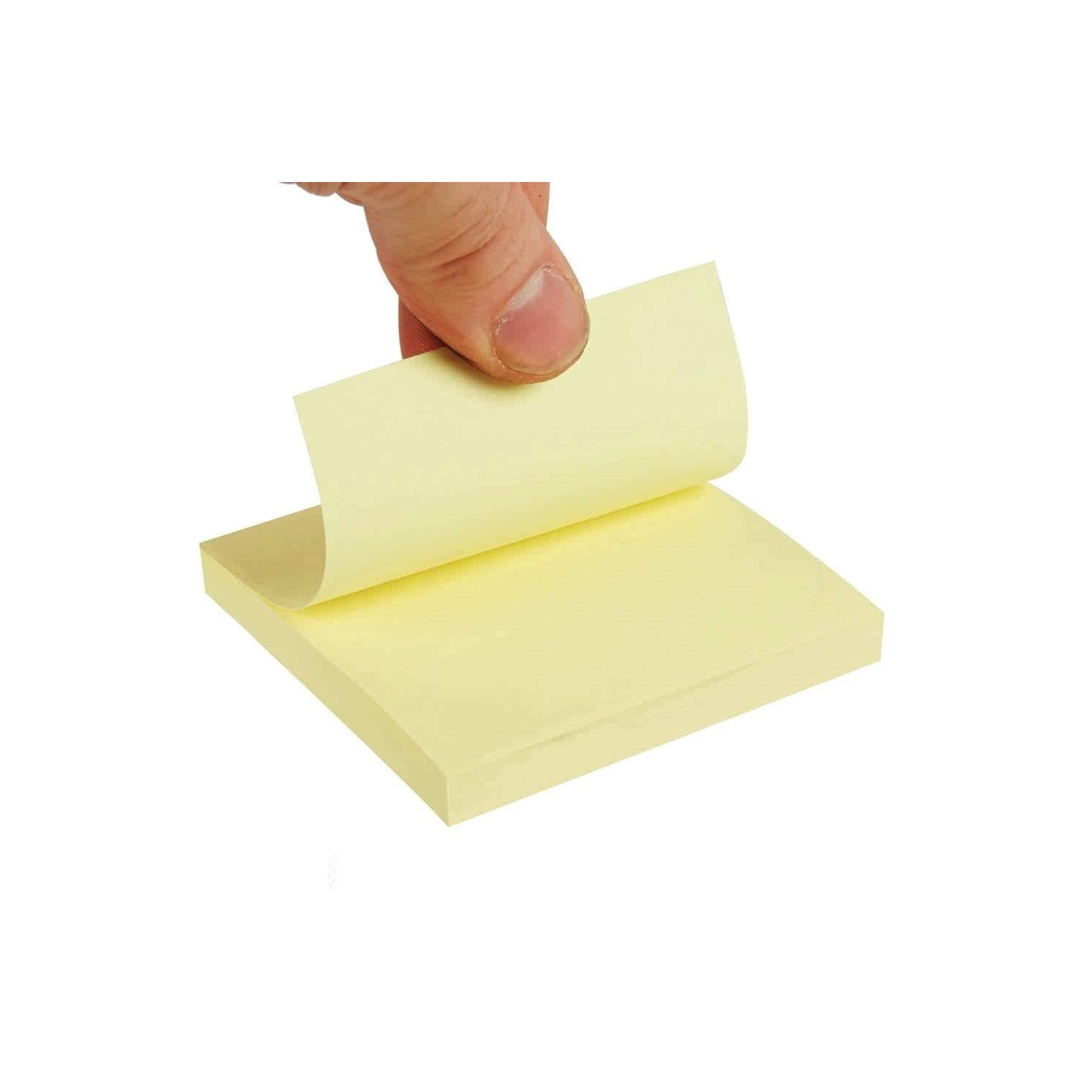 Self-Adhesive Translucent Sticky Note Pads 75x75mm 100 Sheet for Books Annotation, See Through Sticky Notes for School & Office