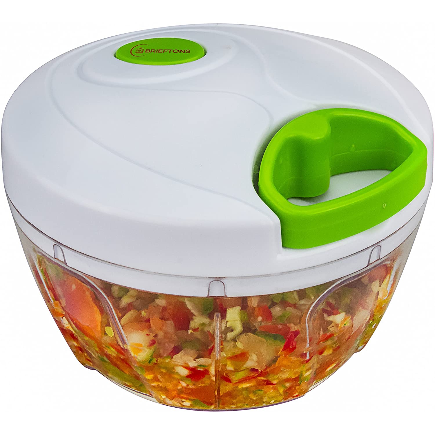 ISTAR Manual Food Chopper, Hand Pull String Vegetable Slicer Onions Cutter, Durable BPA free food safe material