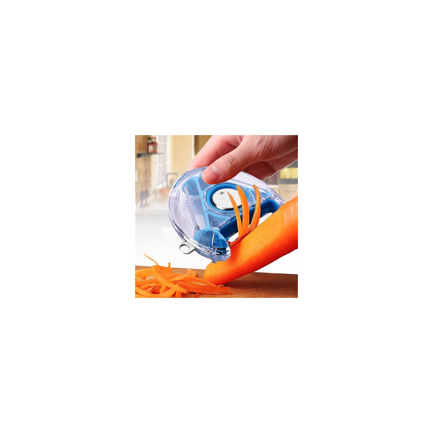 3 in 1 Stainless Steel Blade Rotary Peeler for Kitchen Vegetable Fruit Peeler Suitable for Vegetable Fruits