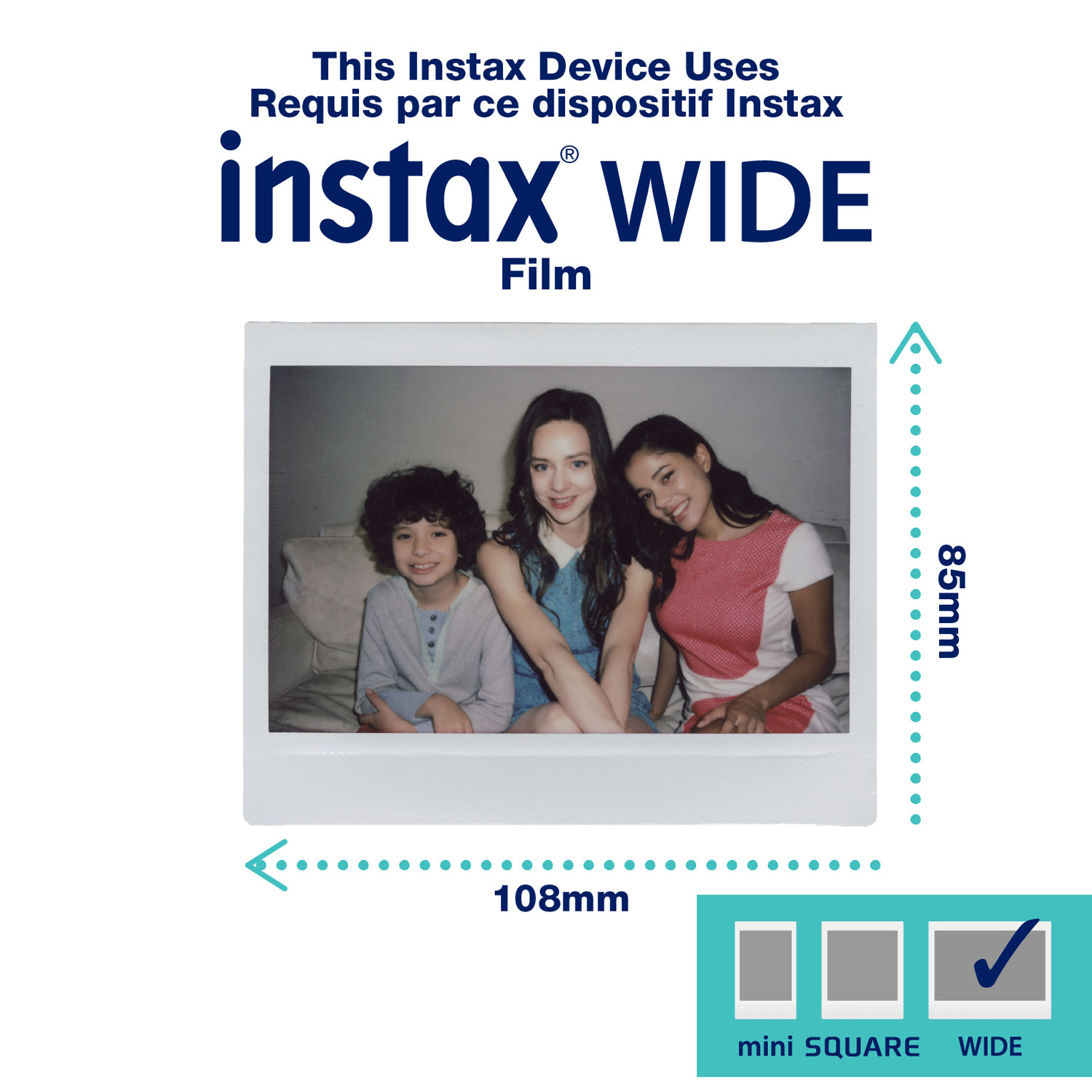 Fujifilm Instax Film Wide 10 Sheets. Instant Film White Border. for Fujifilm  Instax 100, 210, 300, 500AF, Instax Link Wide Printer. -  Canada