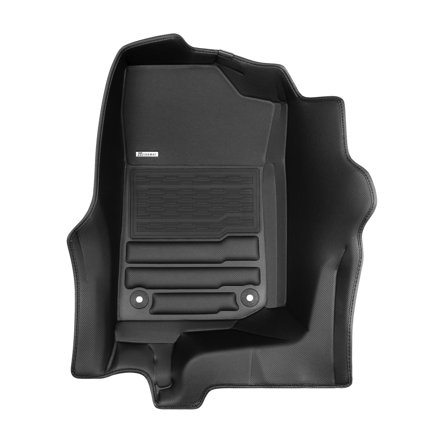 TuxMat - For Jeep Wrangler 4XE Hybrid 2021-2026 Models - Custom Car Mats - Maximum Coverage, All Weather, Laser Measured - This Full Set Includes 1st