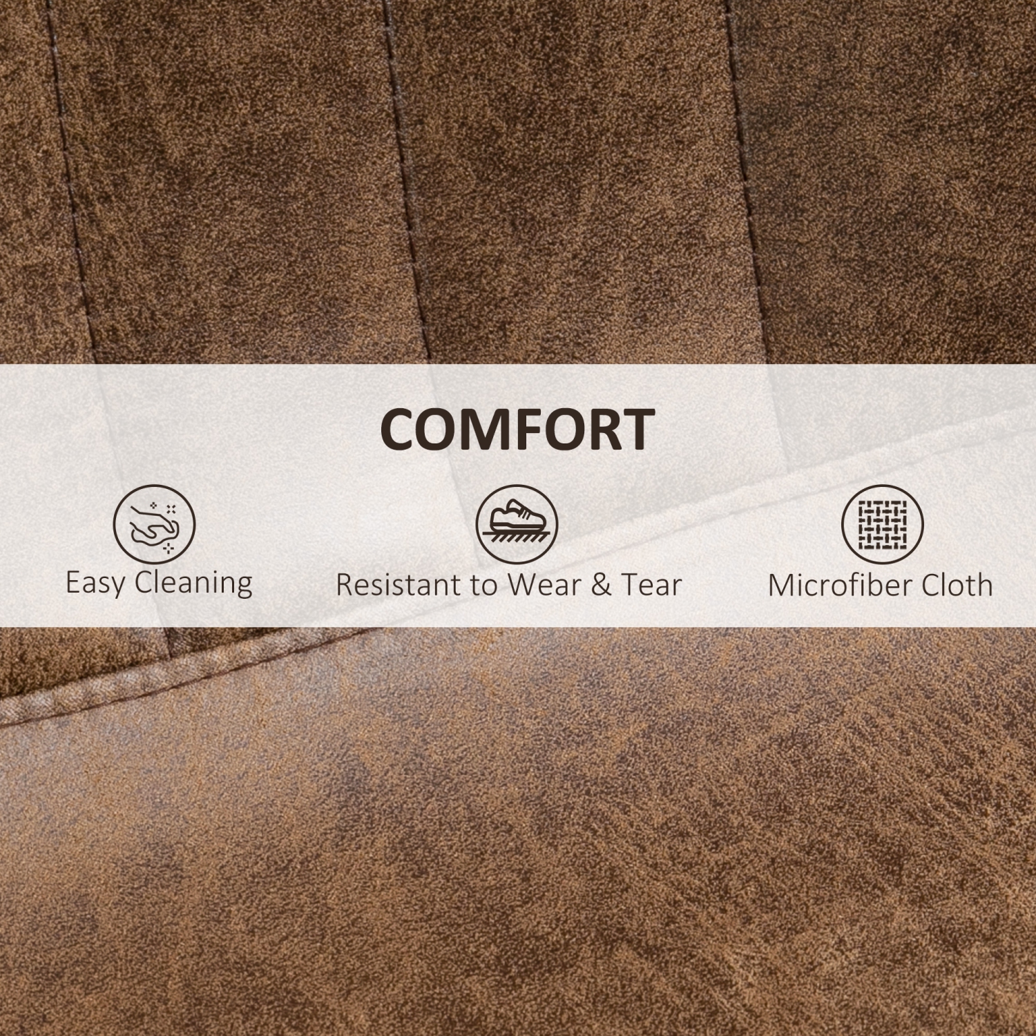 HOMCOM Adjustable Bar Stools Set of 2, Leathaire Swivel Barstools with Back and Footrest, Upholstered Bar Chairs for Kitchen, Dining Room, Home Pub,