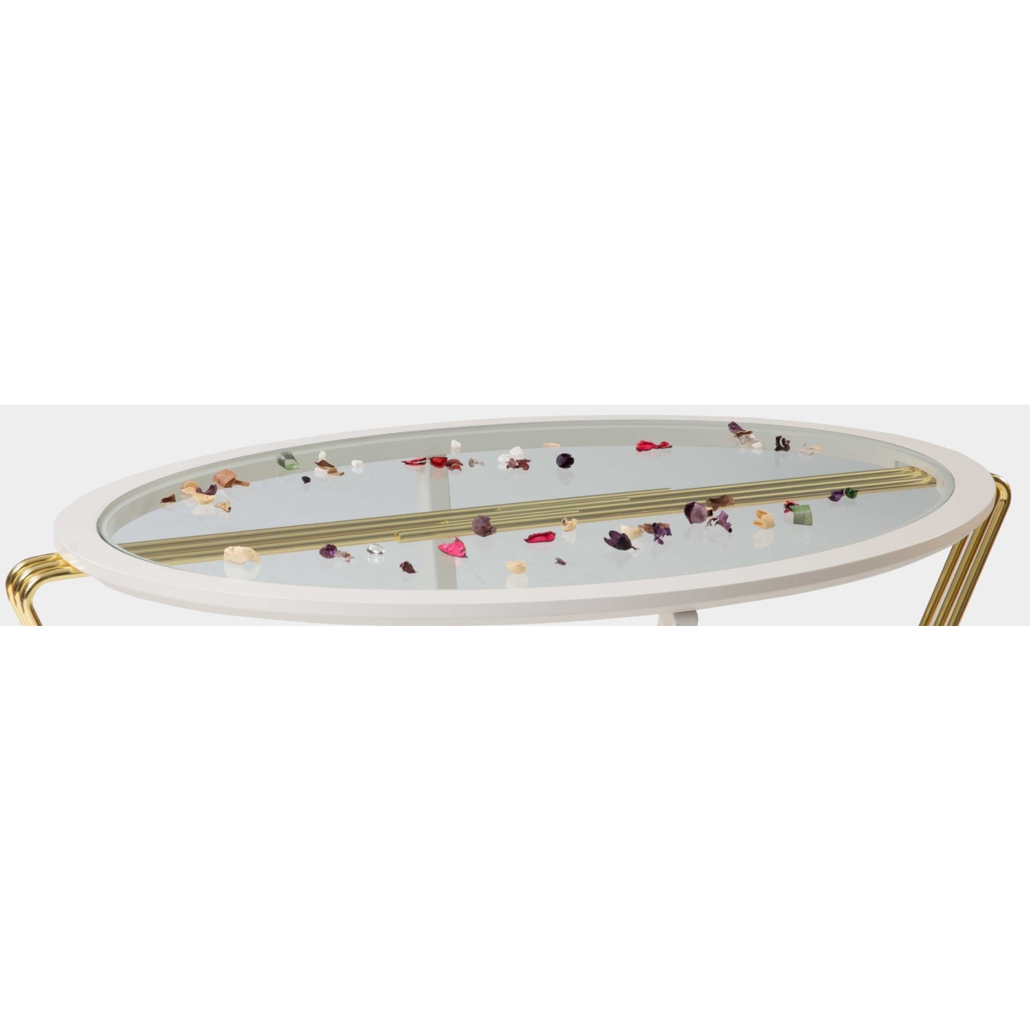 Table basse moderne aura - Doré