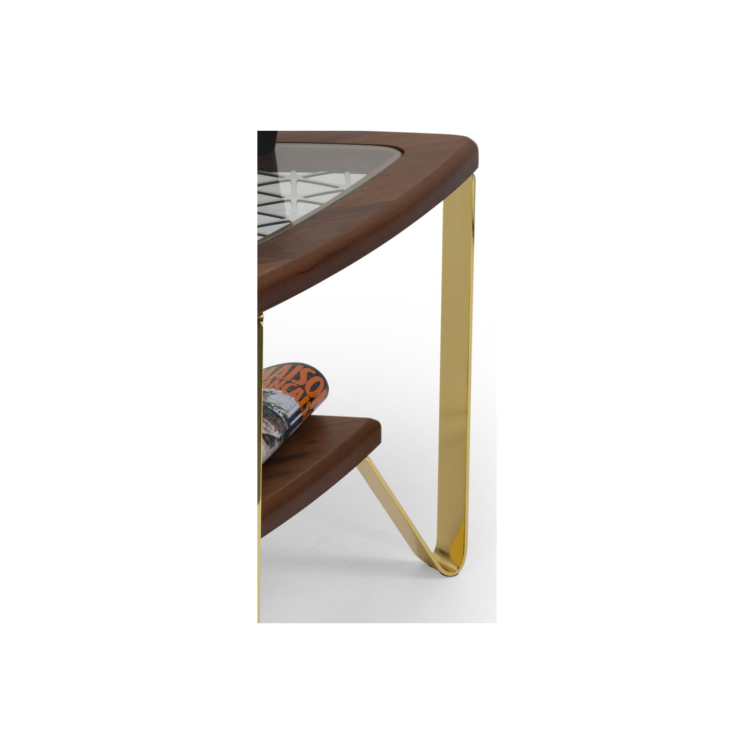 Tripod Shelf End Table