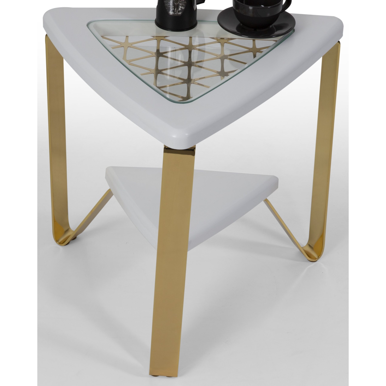 Tripod Shelf End Table
