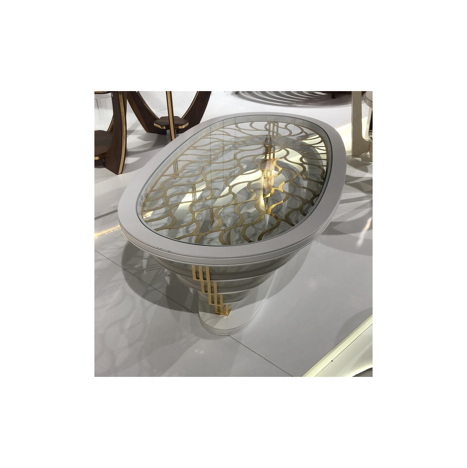 Set Ice Pond Coffee Table + End Table