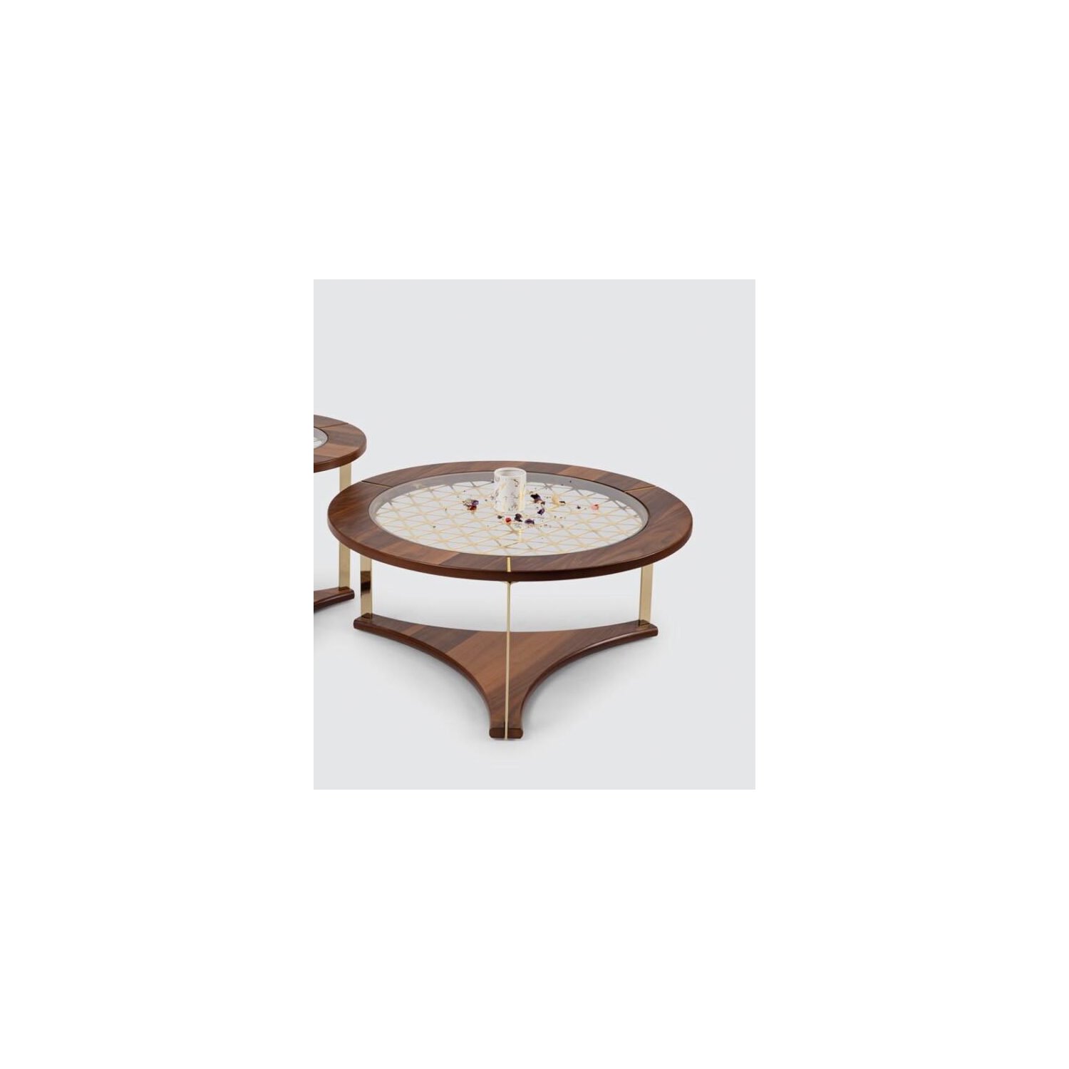 Set Round COFFEE TABLE& Side Table