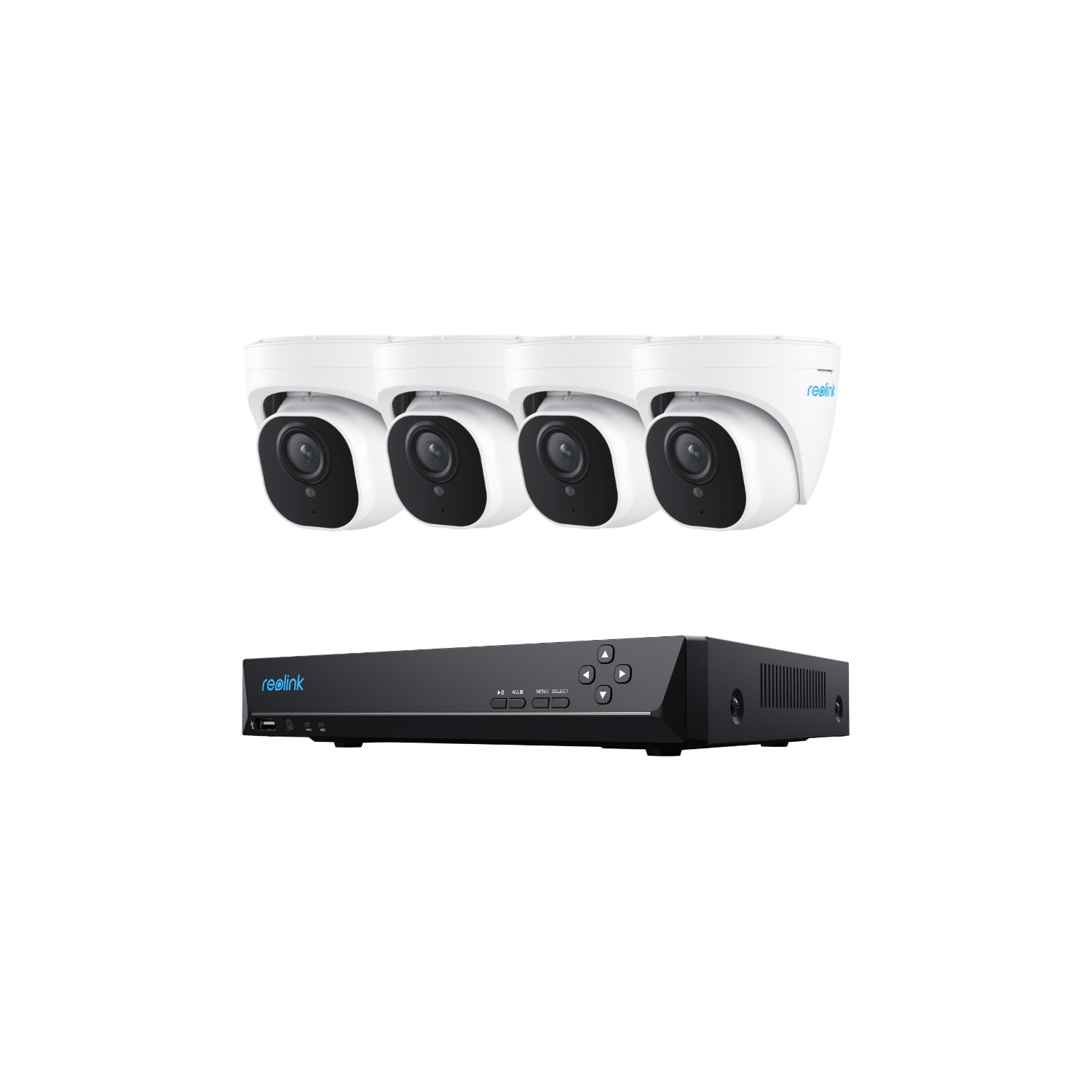 Reolink – système de caméras de sécurité NVR 4K canaux pour petites entreprises, enregistreur vidéo réseau 8 canaux, disque dur 2&nbsp;To intégré,