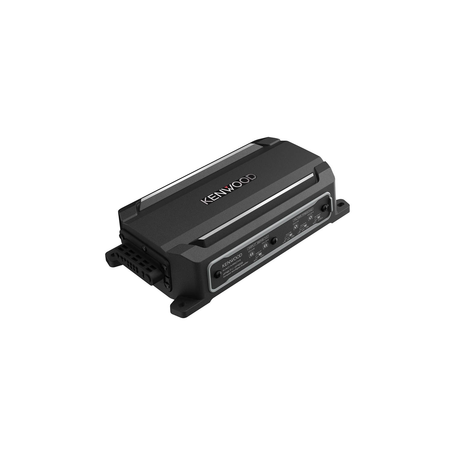 Kenwood KAC-M5014 4-Channel Compact Digital Amplifier, For Motorsport, Marine Black