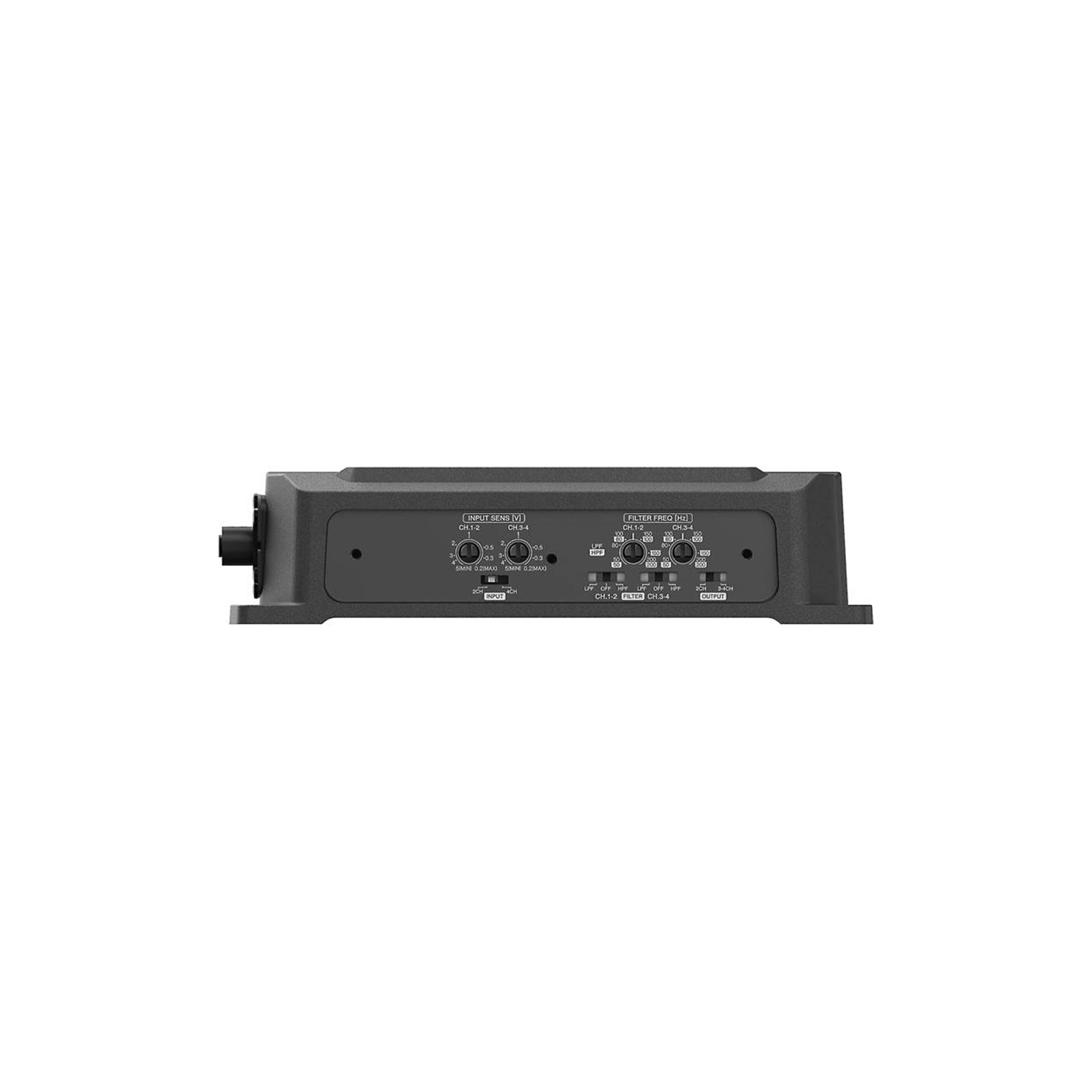 Kenwood KAC-M5014 4-Channel Compact Digital Amplifier, For Motorsport, Marine Black