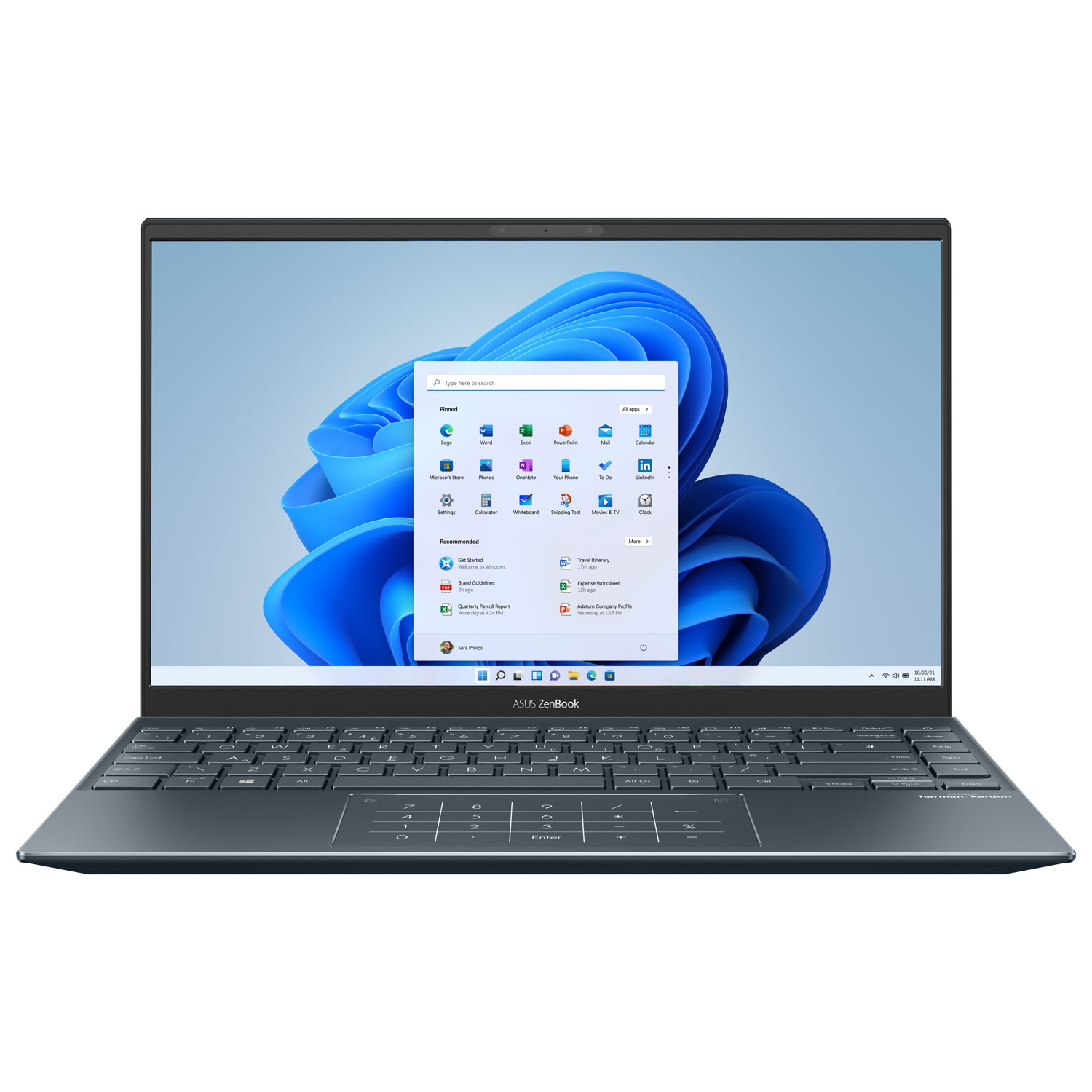 ASUS ZenBook 14" Laptop - Pine Grey (Intel Core i7-1165G7/512GB SSD/16GB RAM/Windows 11)