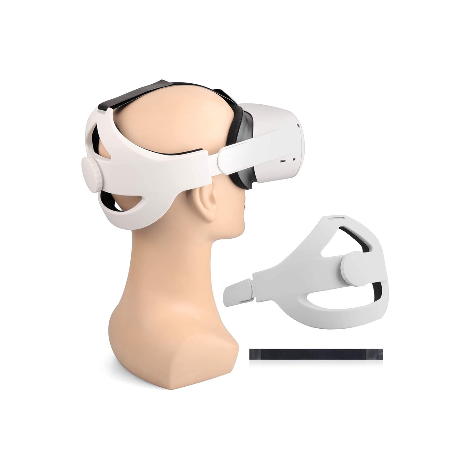 Remplacez la sangle Elite réglable pour le serre-tête Oculus Quest 2 Support amélioré et réduit la pression de la tête Toucher confortable - axGear