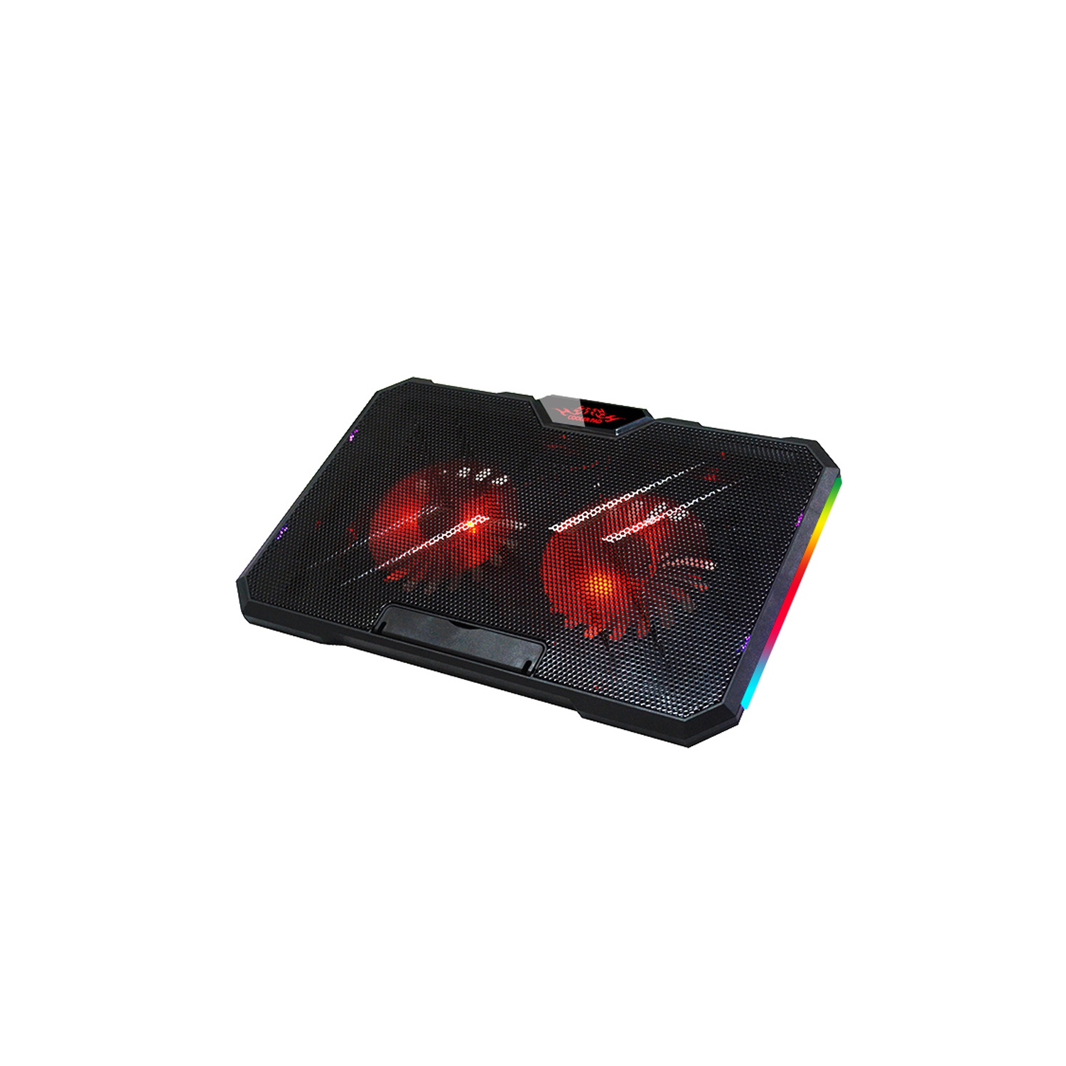 RGB Laptop Cooling Pad for 11"-17.3" Notebook Laptop Cooler with 2 Big Quiet Cooling Fans - axGear