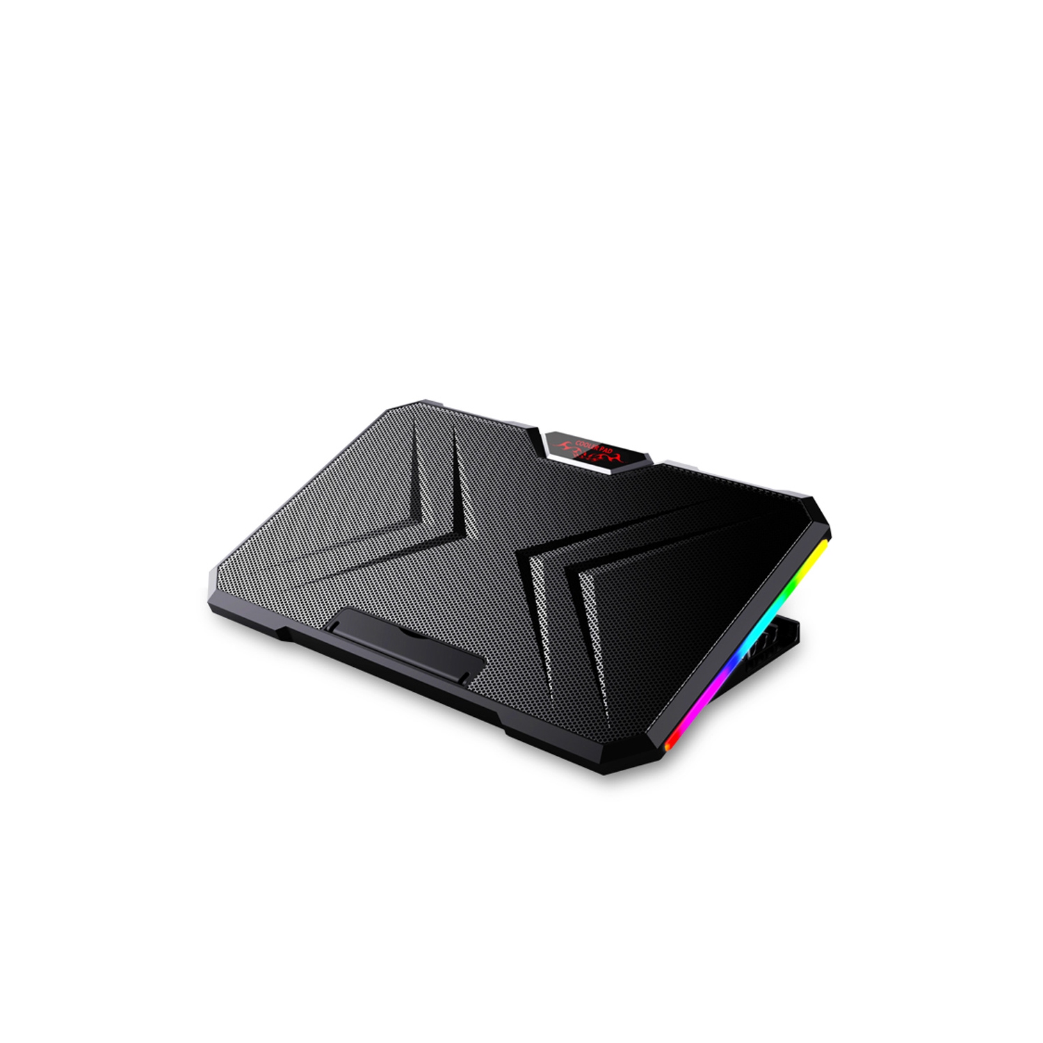 RGB Laptop Cooling Pad for 11"-17.3" Notebook Laptop Cooler with 2 Big Quiet Cooling Fans - axGear