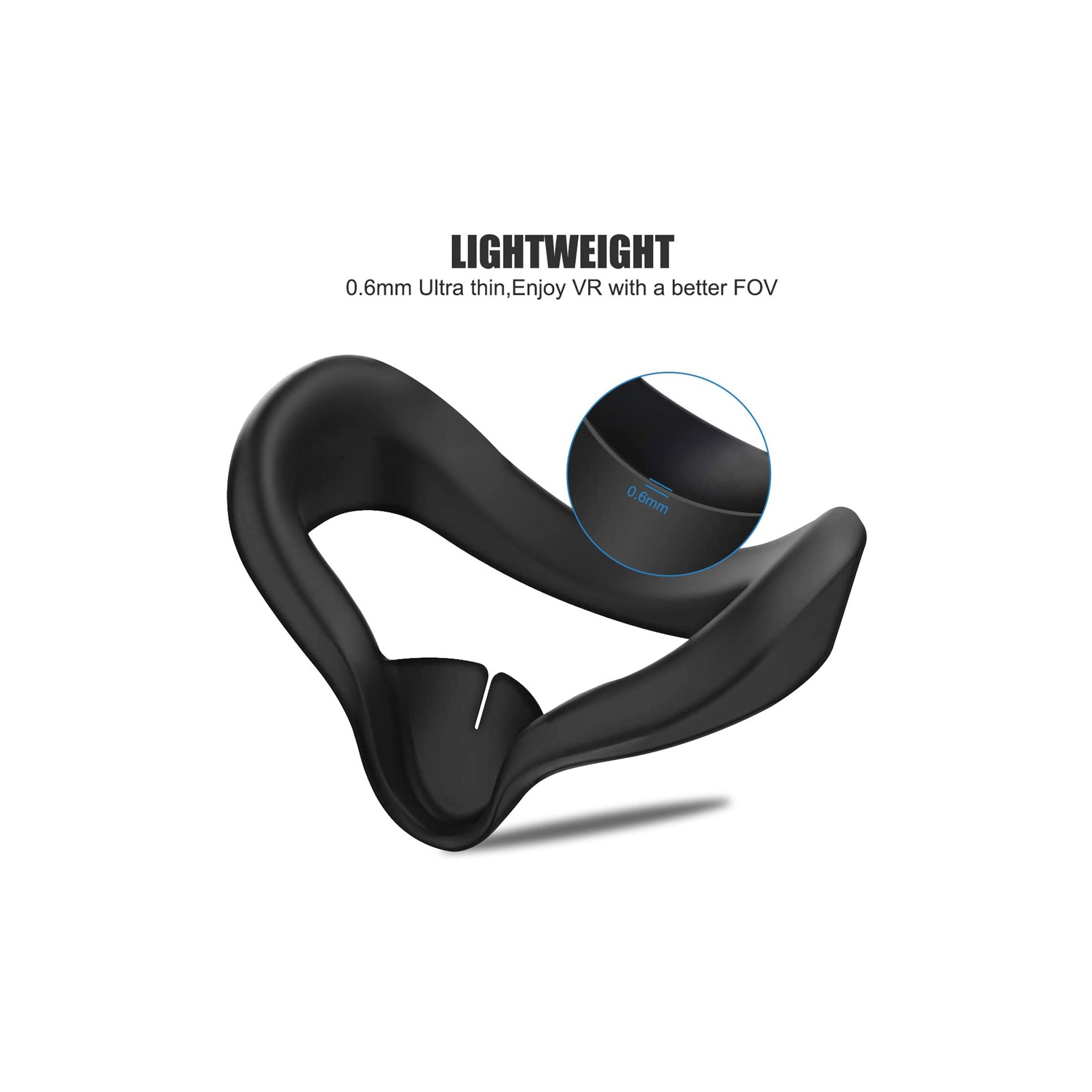 VR Face Silicone Cover Mask pour Oculus Quest 2 Headset Face Pad Coussin Anti-Sueur Anti-buée Oculus Quest 2 Accessoires - axGear