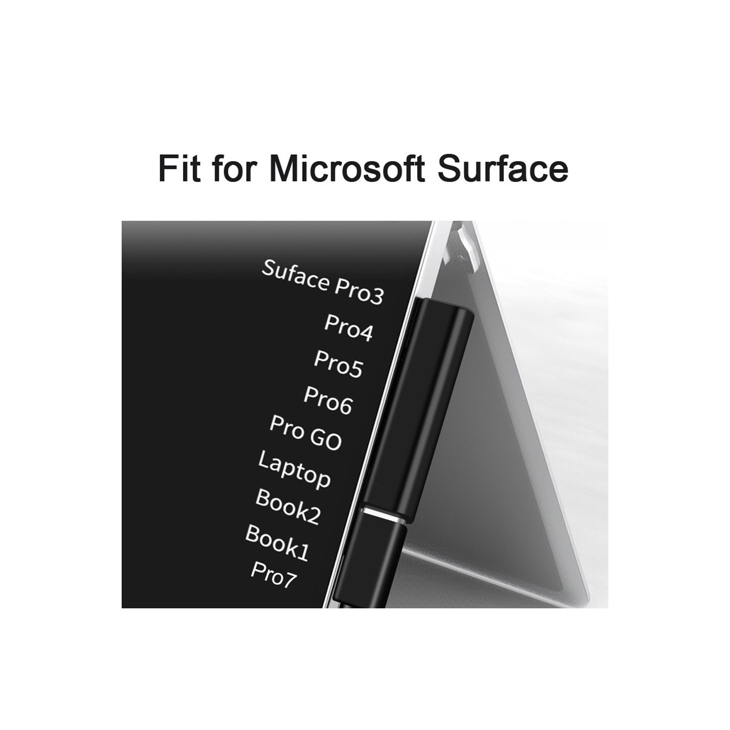 DC 15V Type-C USB-C Female to Surface Pro7 Pro6 Pro5 Pro4 Pro X Go Book Charge Adapter - axGear