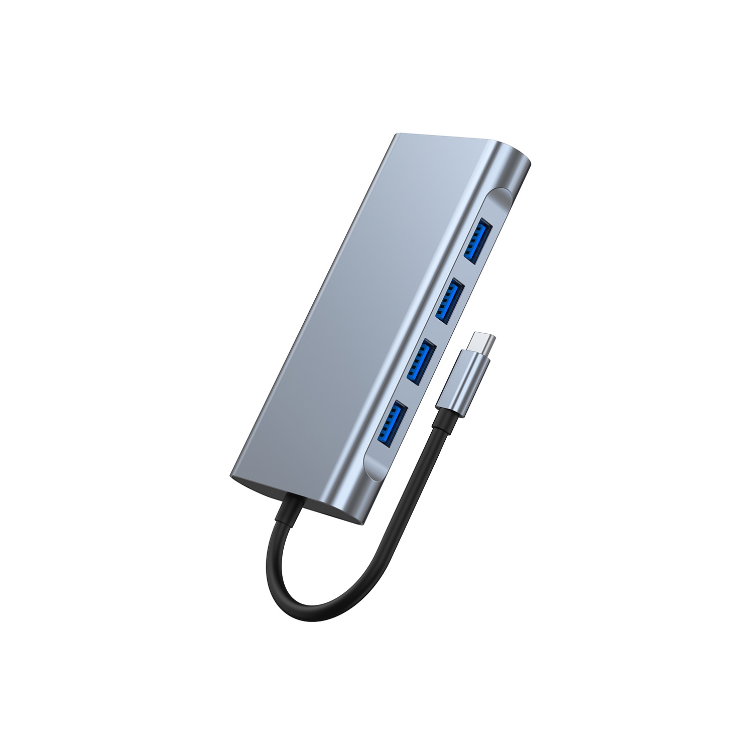 11-in-1 USB C Hub 4K USB C to HDMI Adapter SD/MicroSD Card Reader 4 USB 3.0 Ports with 87W PD Charging Port - axGear