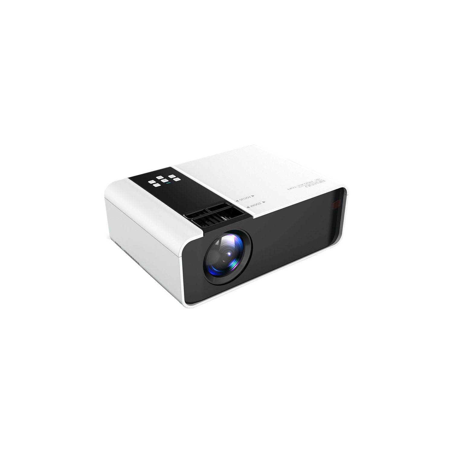 Mini projecteur 1080P HD pris en charge Projecteur vidéo portable 4500 Lux compatible avec TV Stick, HDMI, USB, AV, DVD - axGear