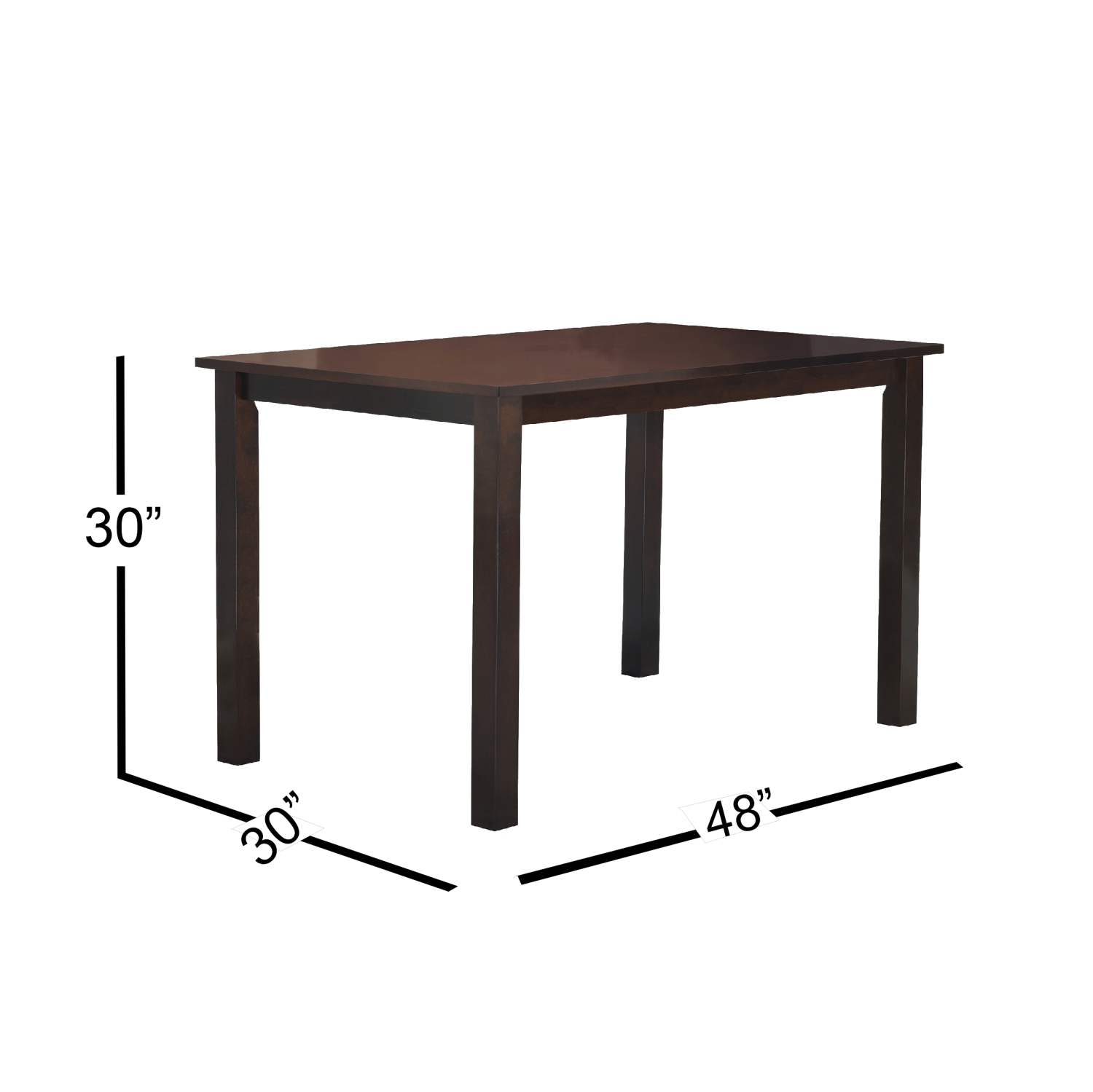 Roxy Beige 5Pc Solid Wood Dining Set