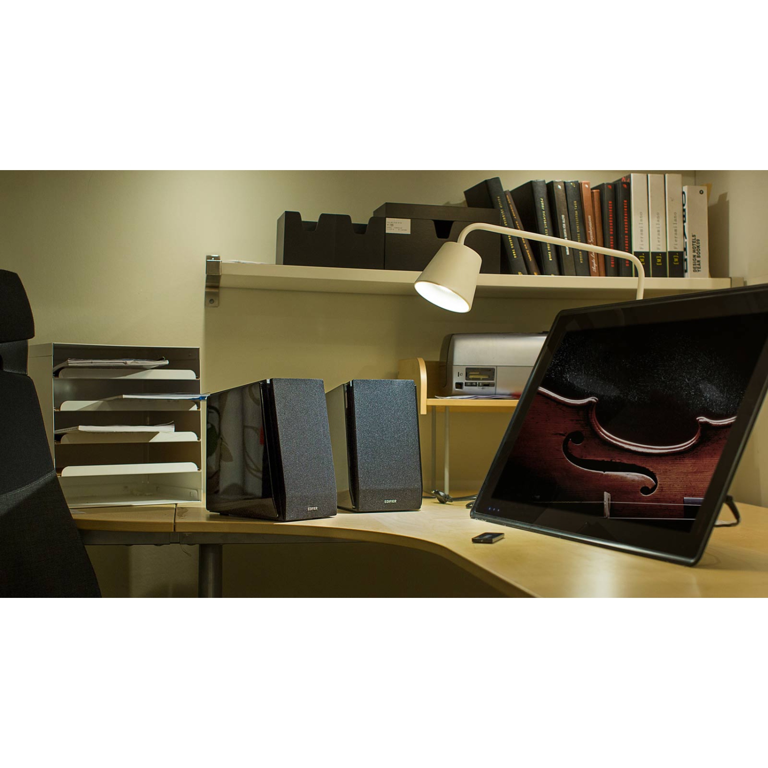 Refurbished - Edifier R1850DB Powered Bookshelf Speaker - Bluetooth, Optical, Subwoofer Out (Certified Refurbished)