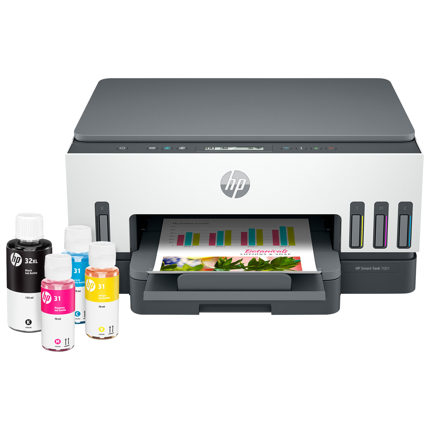 HP Smart Tank 7001 Wireless All-In-One Supertank Inkjet Printer - Up to 2 Years of Ink Included*
