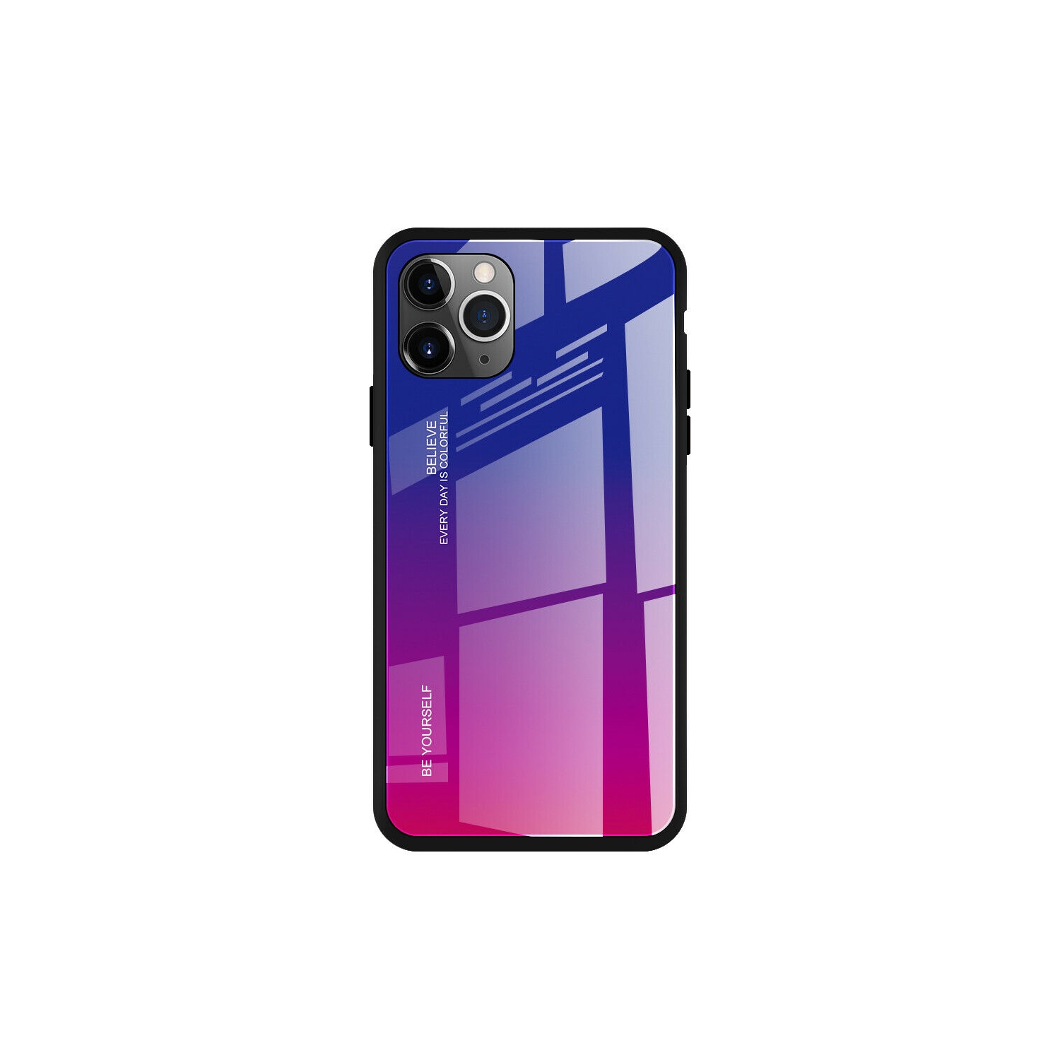 HELVIS Gradient Tempered Glass Phone Case Cover For iPhone 13 Pro Max - Free Shipping