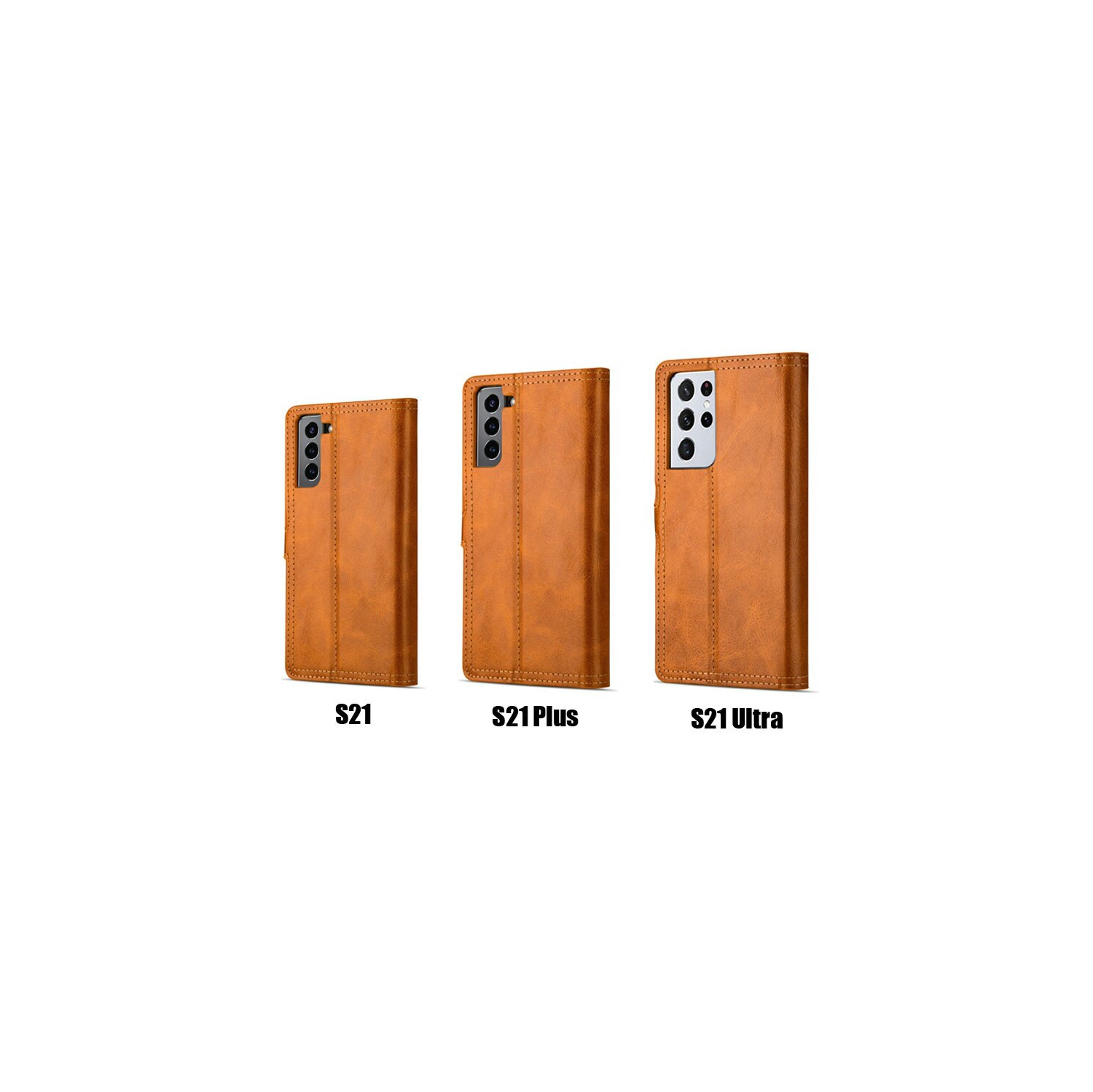 Kelvin Leather Flip Zipper Magnetic Wallet Phone Case Card Holder For Samsung Galaxy Note 20 Ultra - Free Shipping