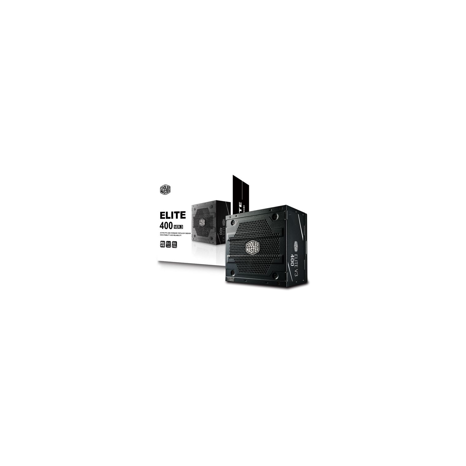 Cooler Master Elite 400W Ver.3 ATX Power Supply with quiet 120mm (New)
