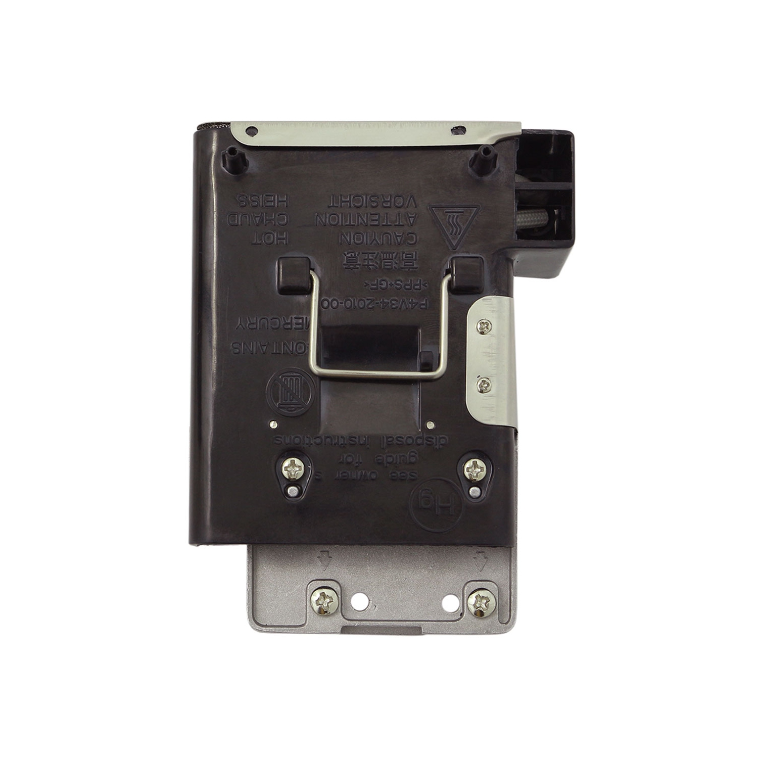 Jaspertronics™ Original Lamp & Housing for the Mitsubishi XD590U Projector - 1 Year Warranty