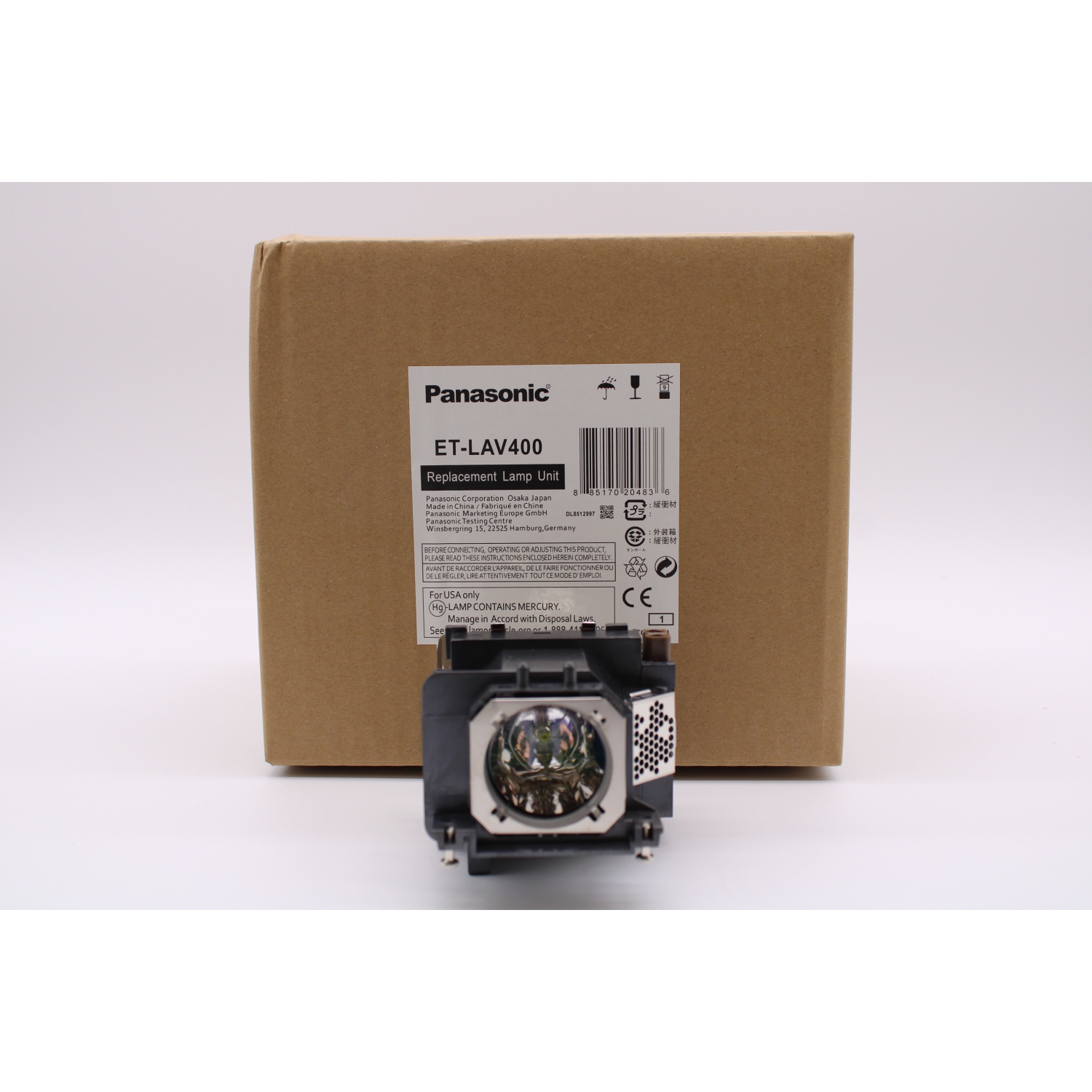 Panasonic Original Lamp & Housing for The PT-VX600U Projector - 1 Year Warranty
