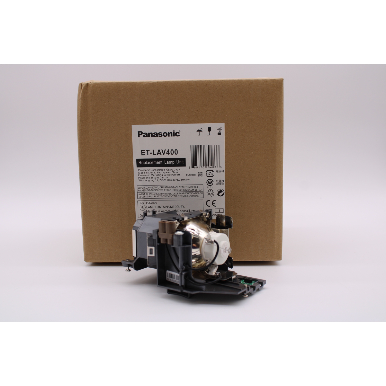 Panasonic Original Lamp & Housing for The PT-VX600U Projector - 1 Year Warranty