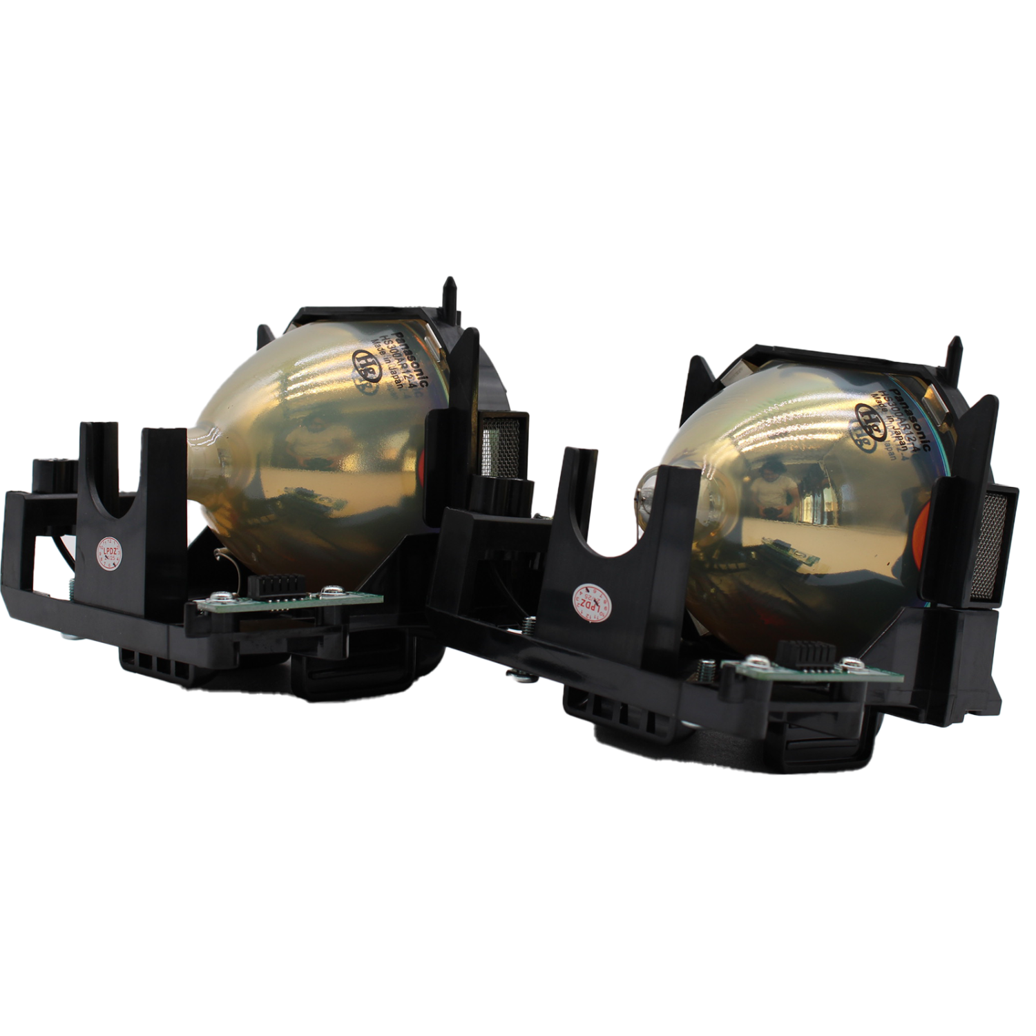 Jaspertronics™ Original Lamp & Housing TwinPack for the Panasonic PT-D6000LS Projector - 1 Year Warranty