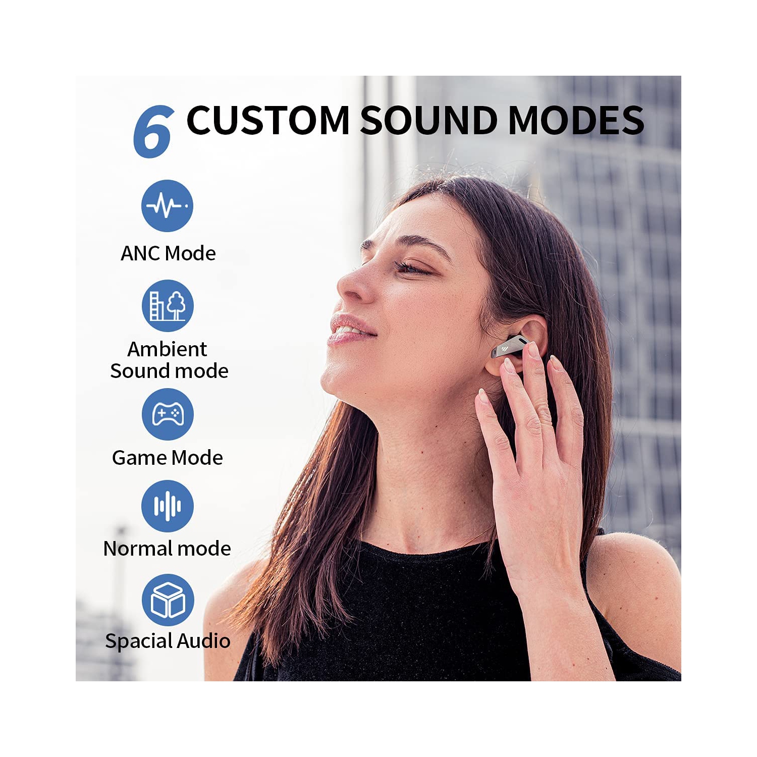 Edifier NB2 Pro True Wireless Earbuds - 6 Mics - Noise Cancelling - Bluetooth Earphone - USB-C - Ivory