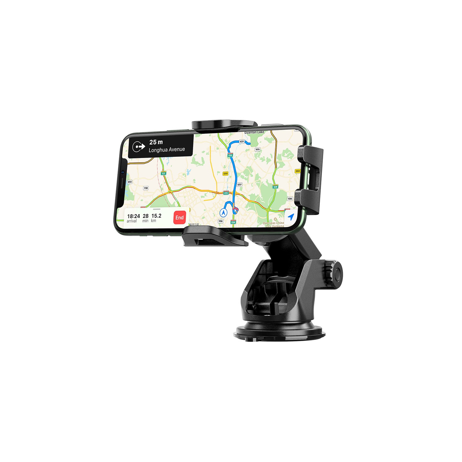 Support universel de support de téléphone portable de voiture de ventouse collante de pare-brise de tableau de bord pour les smartphones Samsung