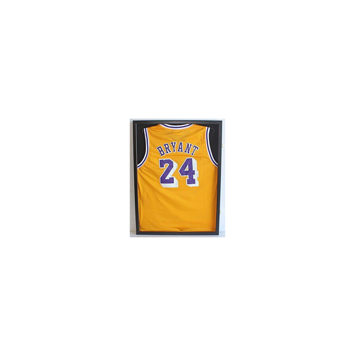 Jersey Display Frame Case 31" X 23" Frames Shadow Box Lockable with UV Protection Acrylic Hanger and Wall Mount Option for Baseball Basketball Football Soccer Hockey Sport Shirt