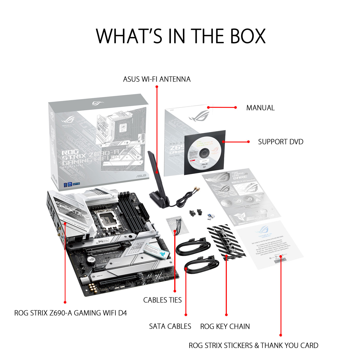 ASUS ROG Strix Z690-A Gaming Wi-Fi D4 ATX LGA 1700 DDR4