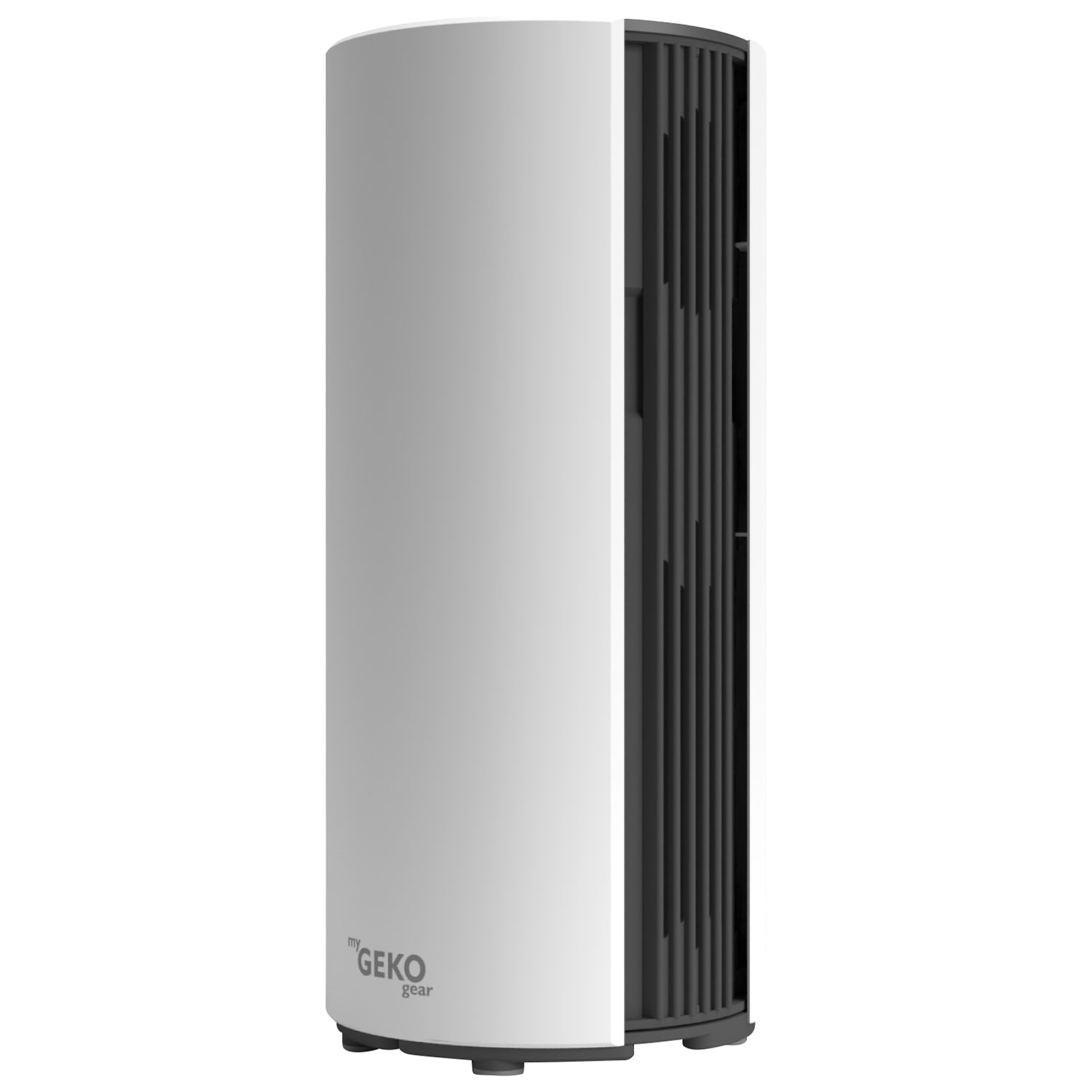 GekoGear Cyclone O2 Portable Air Purifier with HEPA Filter - White