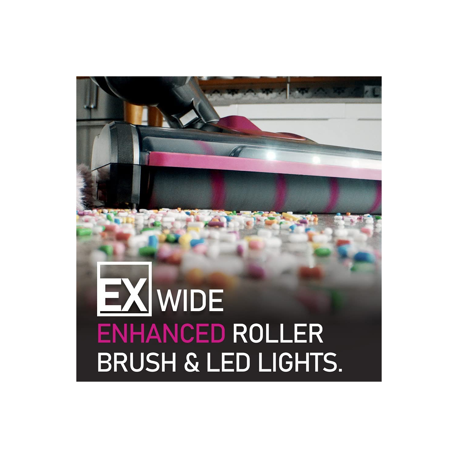 Aspirateur vertical sans fil TEC Alpha de ROOMIE, aspiration ultra puissante de 22 Kpa, filtre HEPA en acier inoxydable, brosse pour animaux et base