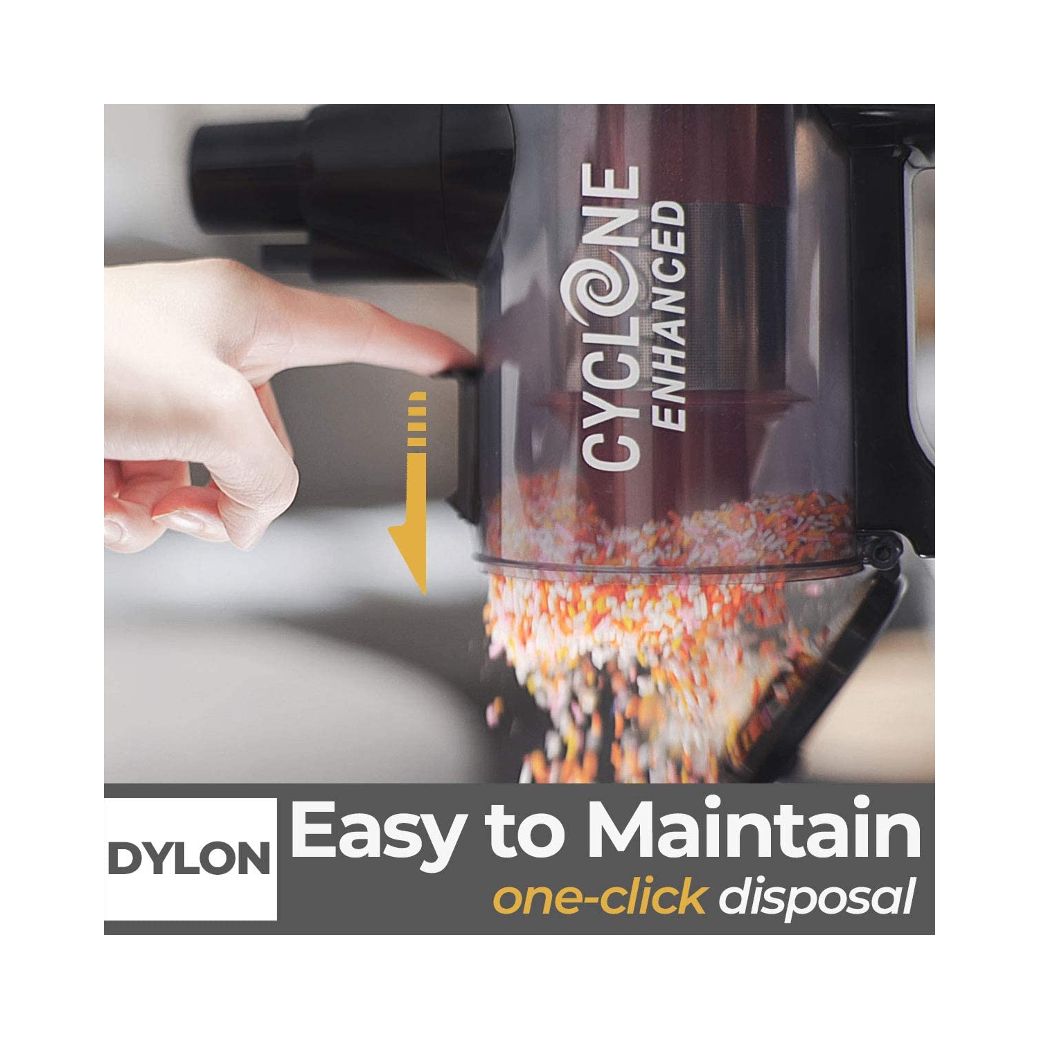 RoomieTEC Cordless Stick Vacuum Cleaner, 2 in 1 Handheld Vacuum with 120W Suction Power, Stainless Steel Filter, HEPA Filter, Designed for Floor,