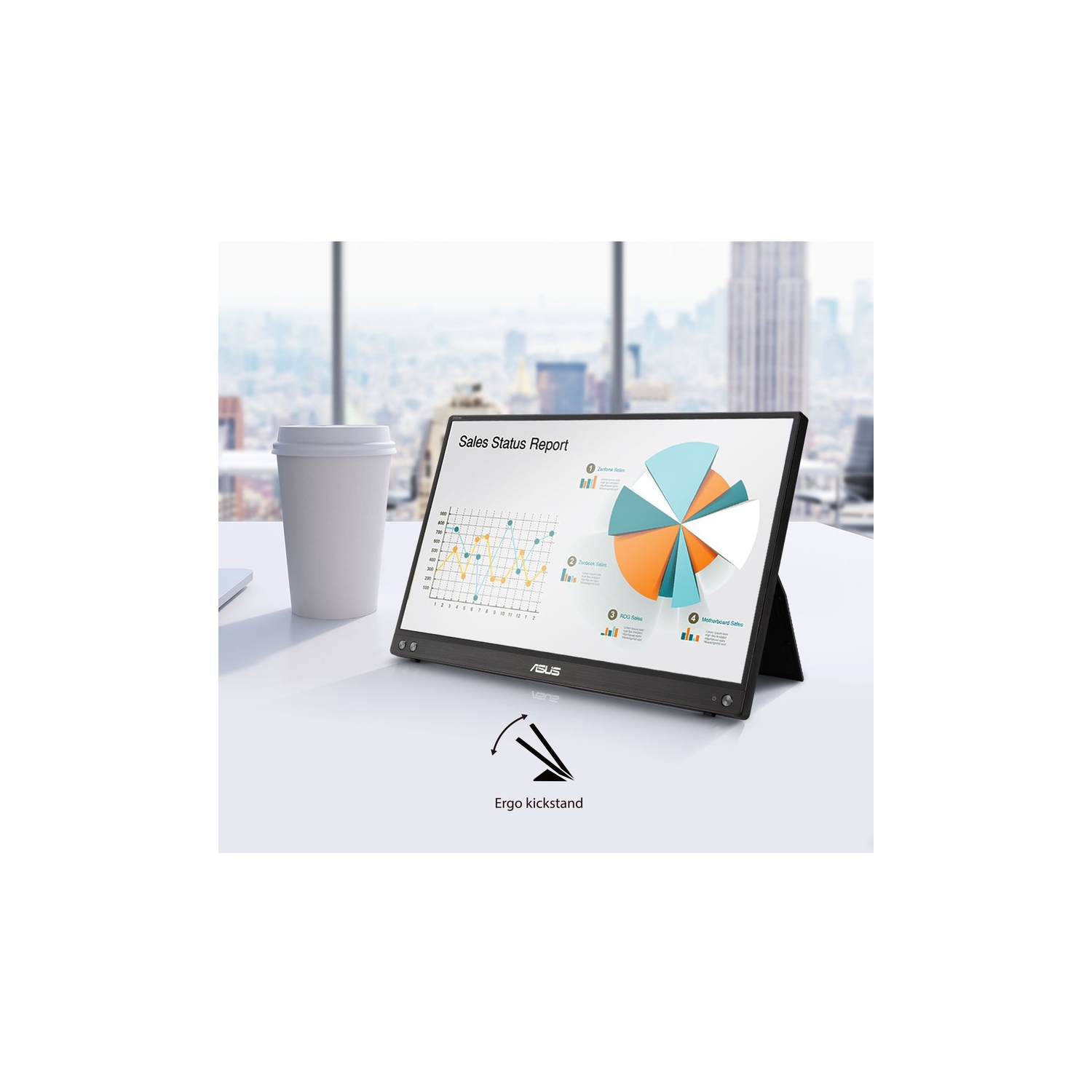 ASUS MB16ACV 15.6" Full HD Portable Monitor – IPS, USB-C, Eye Care