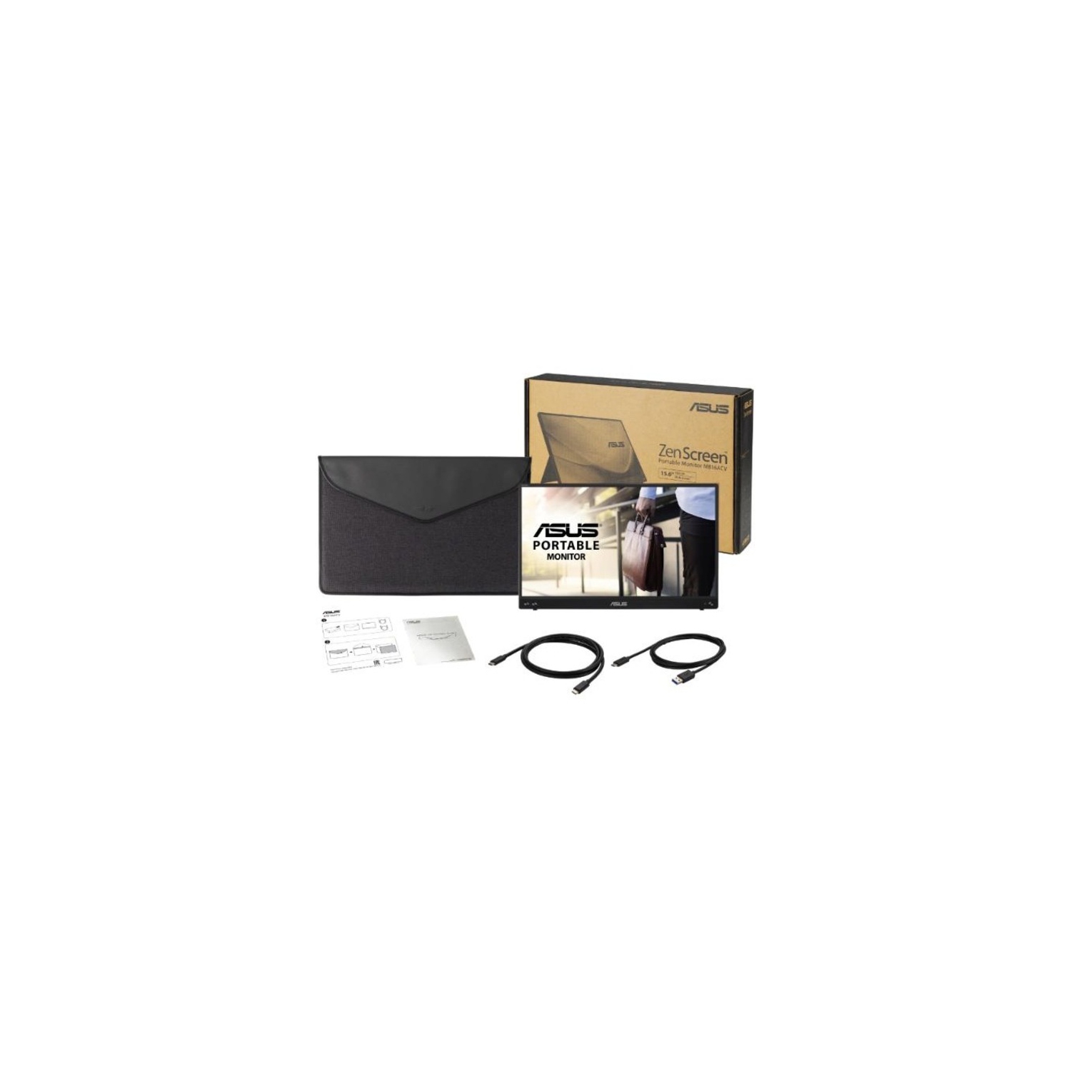 ASUS MB16ACV 15.6" Full HD Portable Monitor – IPS, USB-C, Eye Care