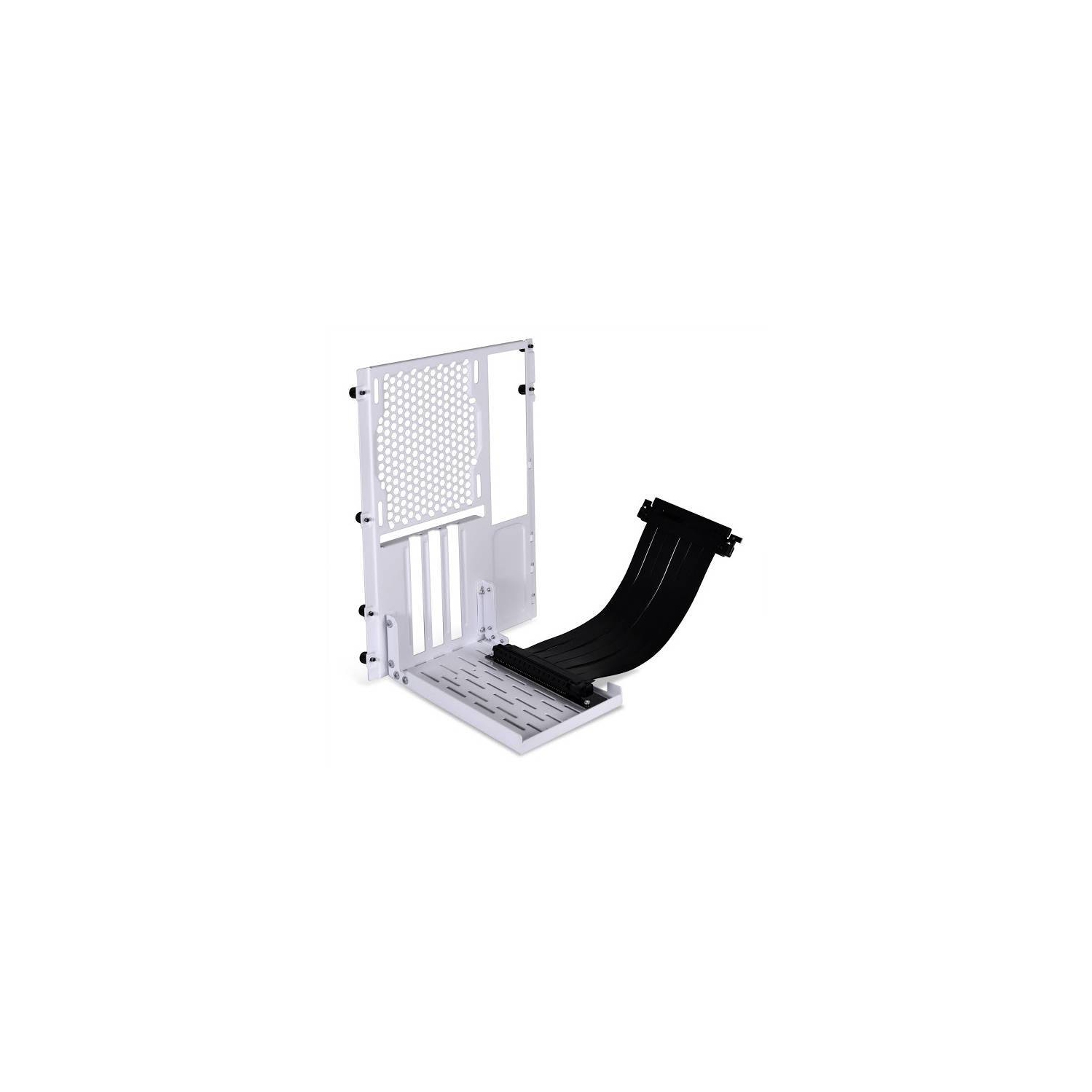 Lian Li O11DMINI-1W-3 PCIE 3.0 Vertical GPU Bracket Kit (White)